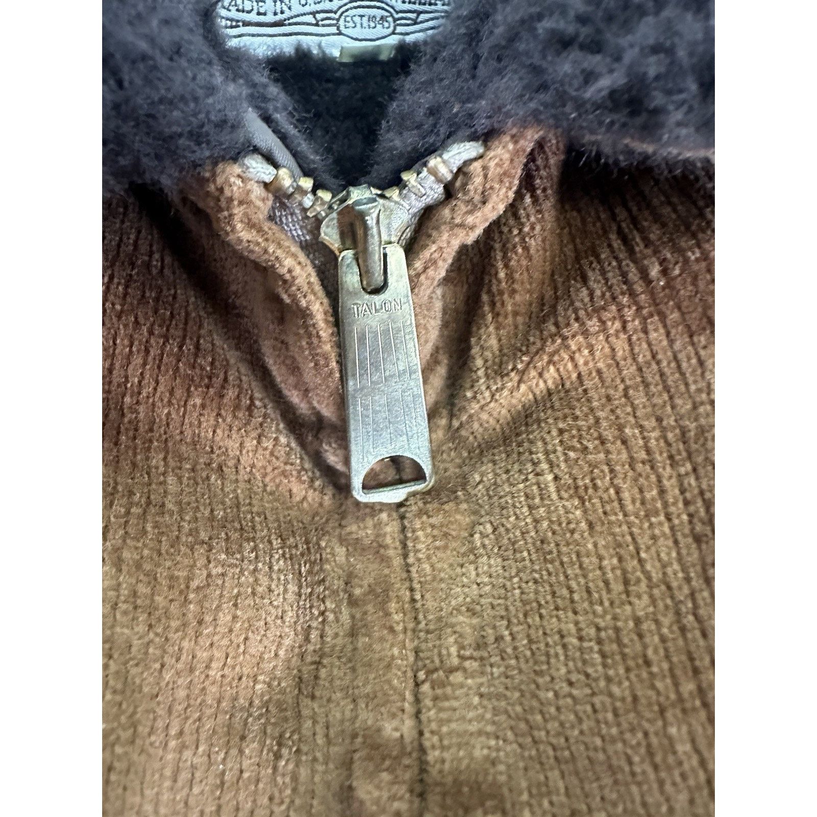 Vintage × William Barry Vintage 70s William Barry Struggle Wear A-2 Corduroy Jacket Size US M / EU 48-50 / 2 - 6 Thumbnail