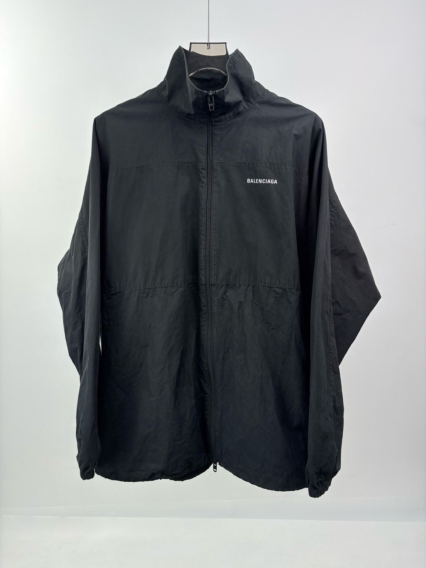 Balenciaga Balenciaga Letter Logo Windbreaker Jacket Size XXS / US 00 / IT 34 - 1 Thumbnail