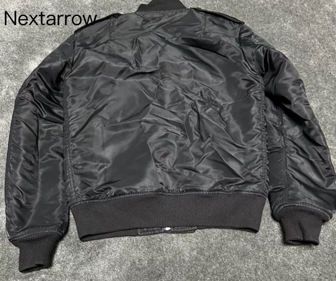Saint Laurent Paris × Yves Saint Laurent Saint Laurent black nylon baseball jacket2412-Nextarrow Size US S / EU 44-46 / 1 - 2 Thumbnail