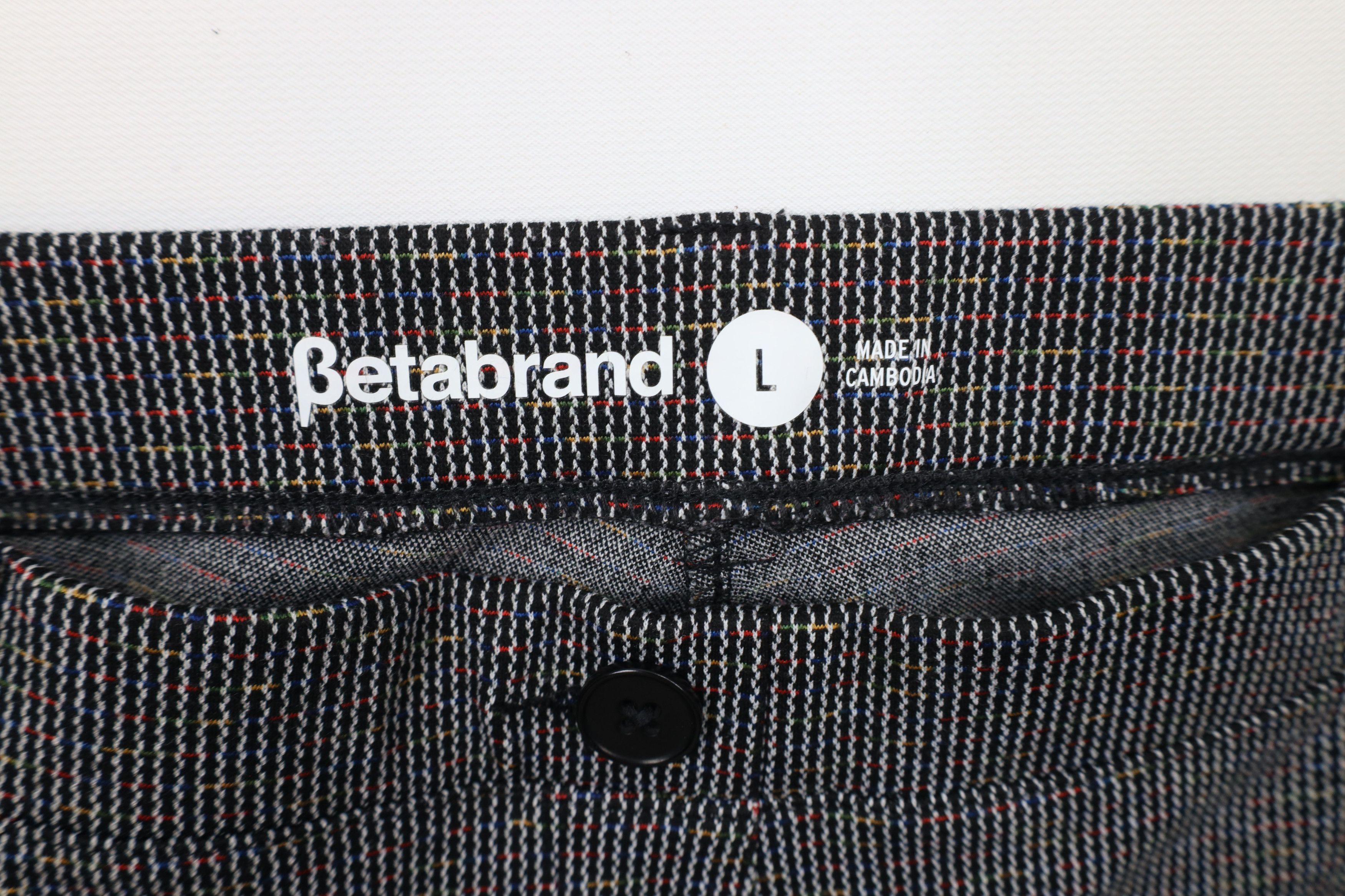 Betabrand × Vintage Betabrand Dress Pant Yoga Pants Rainbow Fleck Striped Size 32" / US 10 / IT 46 - 6 Thumbnail