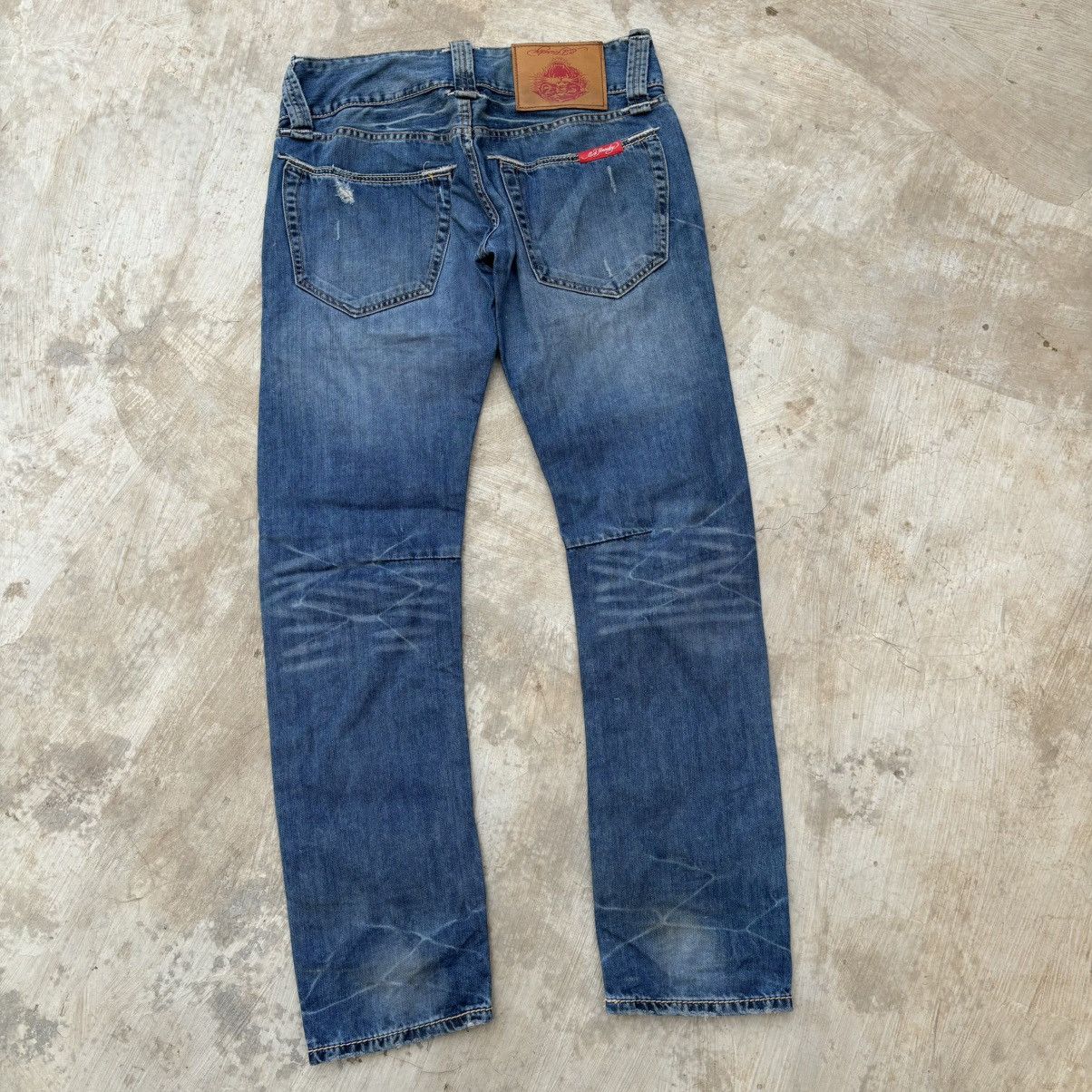 Ed Hardy Vintage 00s Edhardy Y2K Jeans Size US 34 / EU 50 - 4 Thumbnail