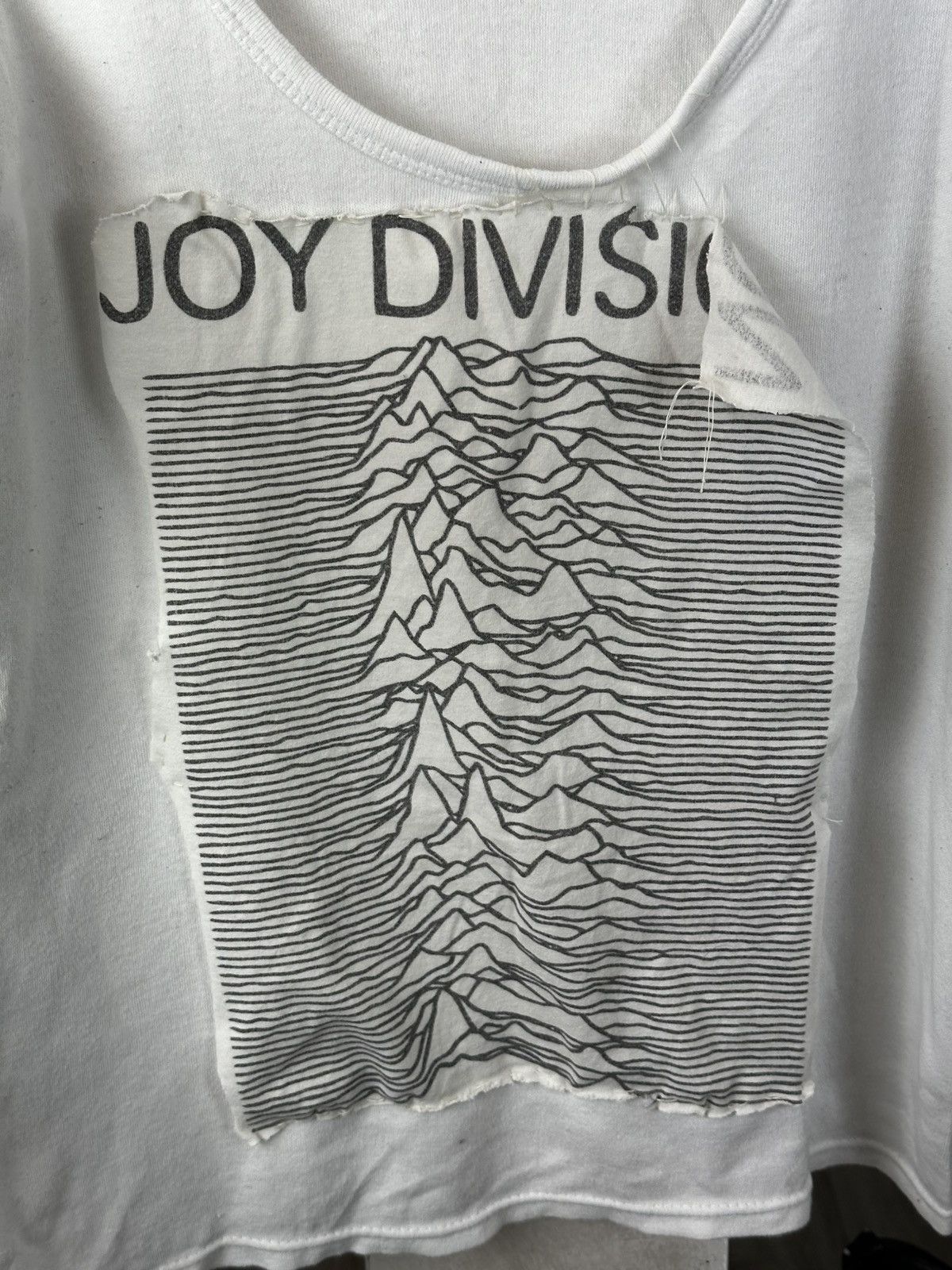 Vintage Custom Joy Division 5 Stars Basic Sleeveless Shirt Cotton Size US L / EU 52-54 / 3 - 3 Thumbnail