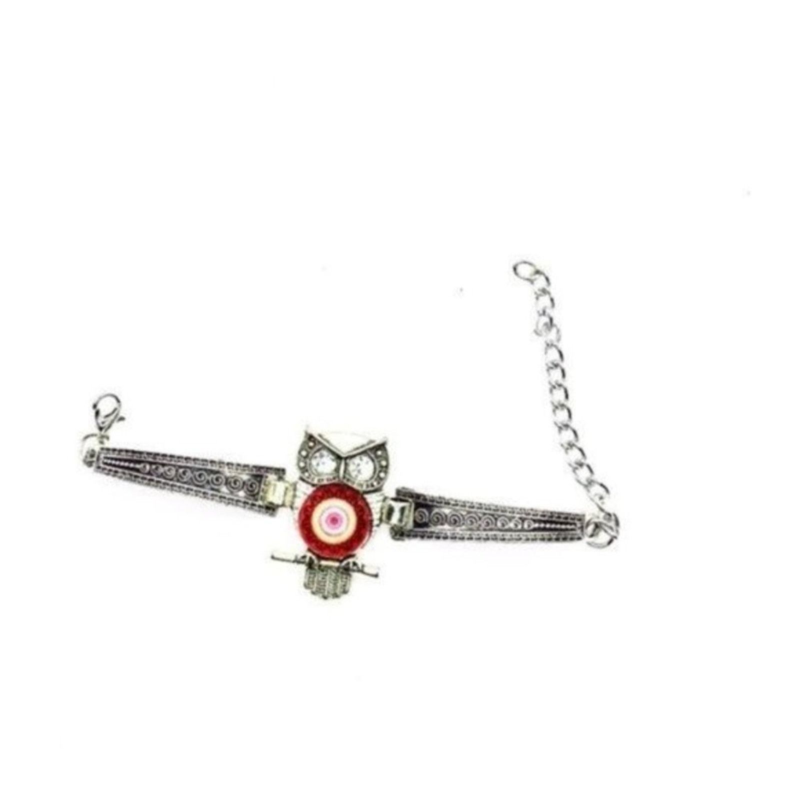 Other NWT Boho Owl Rhinestone Silver-Tone Bracelet Size ONE SIZE - 1 Thumbnail