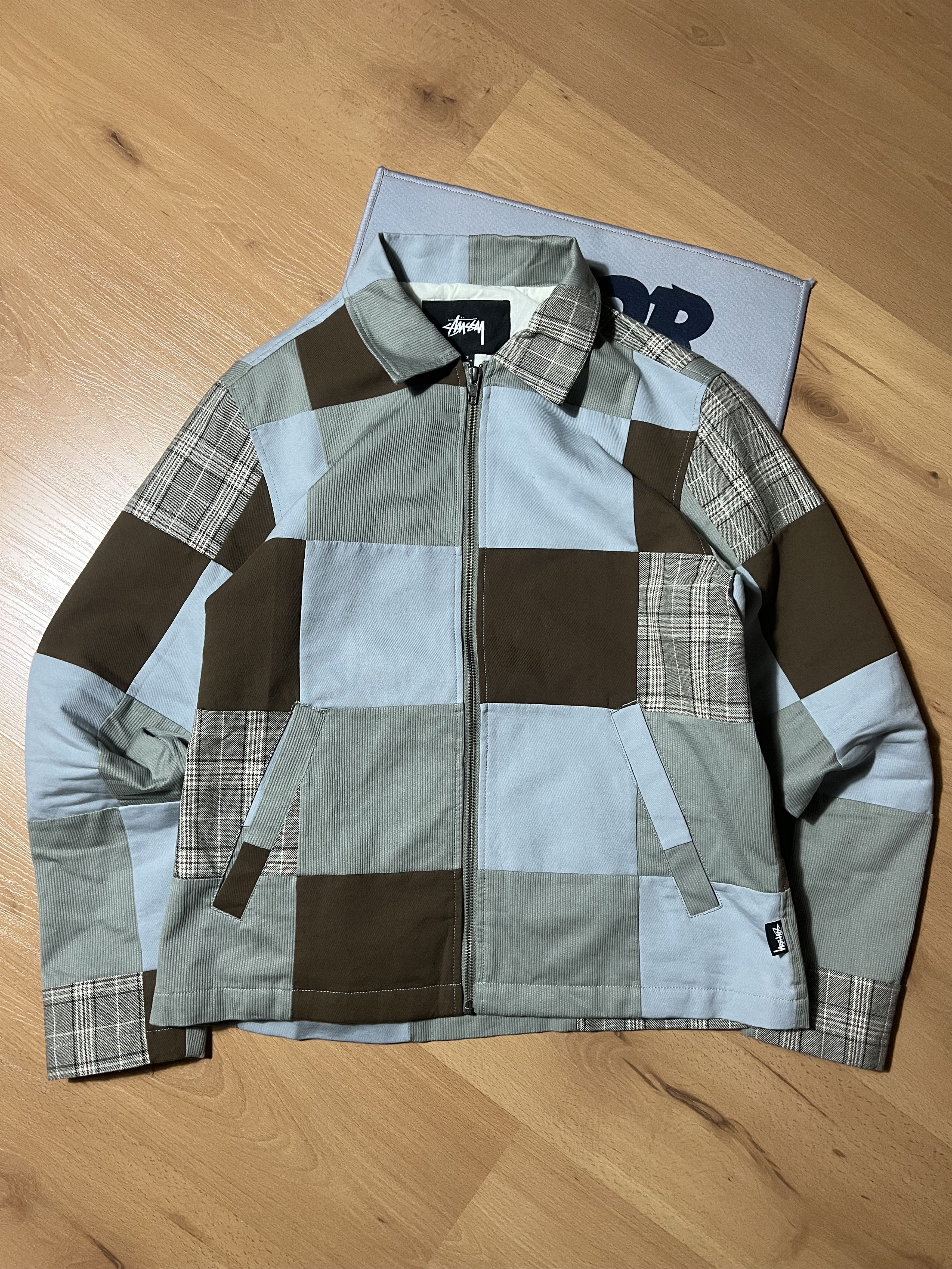 Stussy Stussy Patchwork Panel Zip Jacket Size US S / EU 44-46 / 1 - 2 Thumbnail