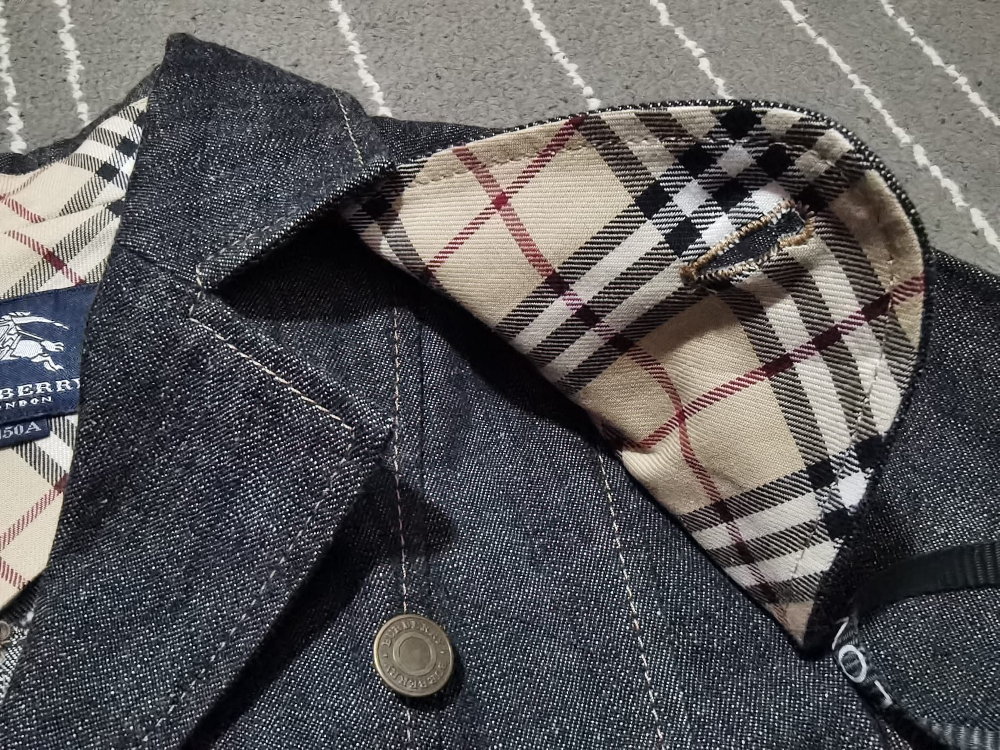 Burberry × Designer BURBERRY LONDON woman denim jacket XXS 2147 Size XXS / US 00 / IT 34 - 7 Thumbnail