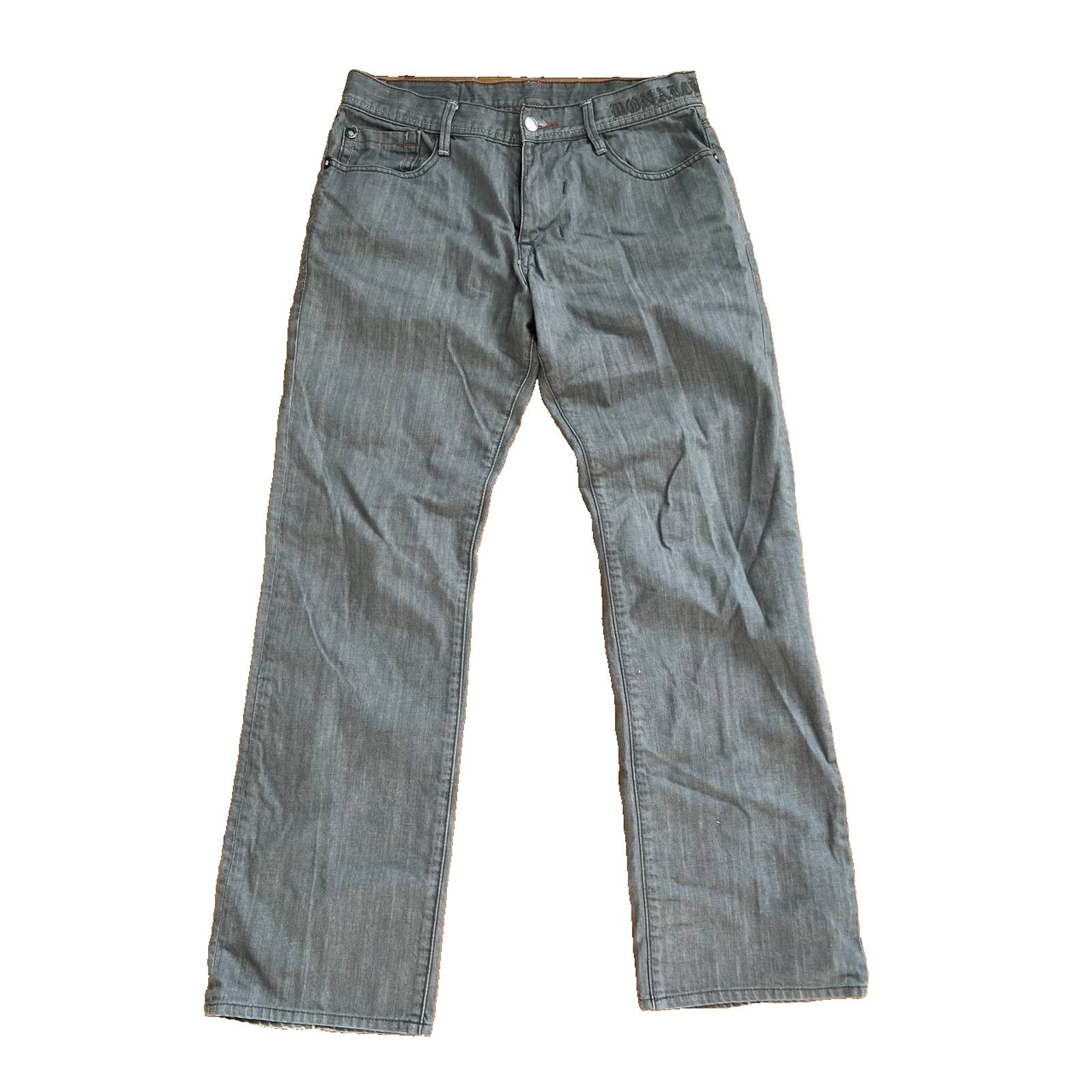 LANDLORD Laundered Finish Men Pants Denim Jeans Grey Size 32 A000860 Size US 32 / EU 48 - 1 Thumbnail