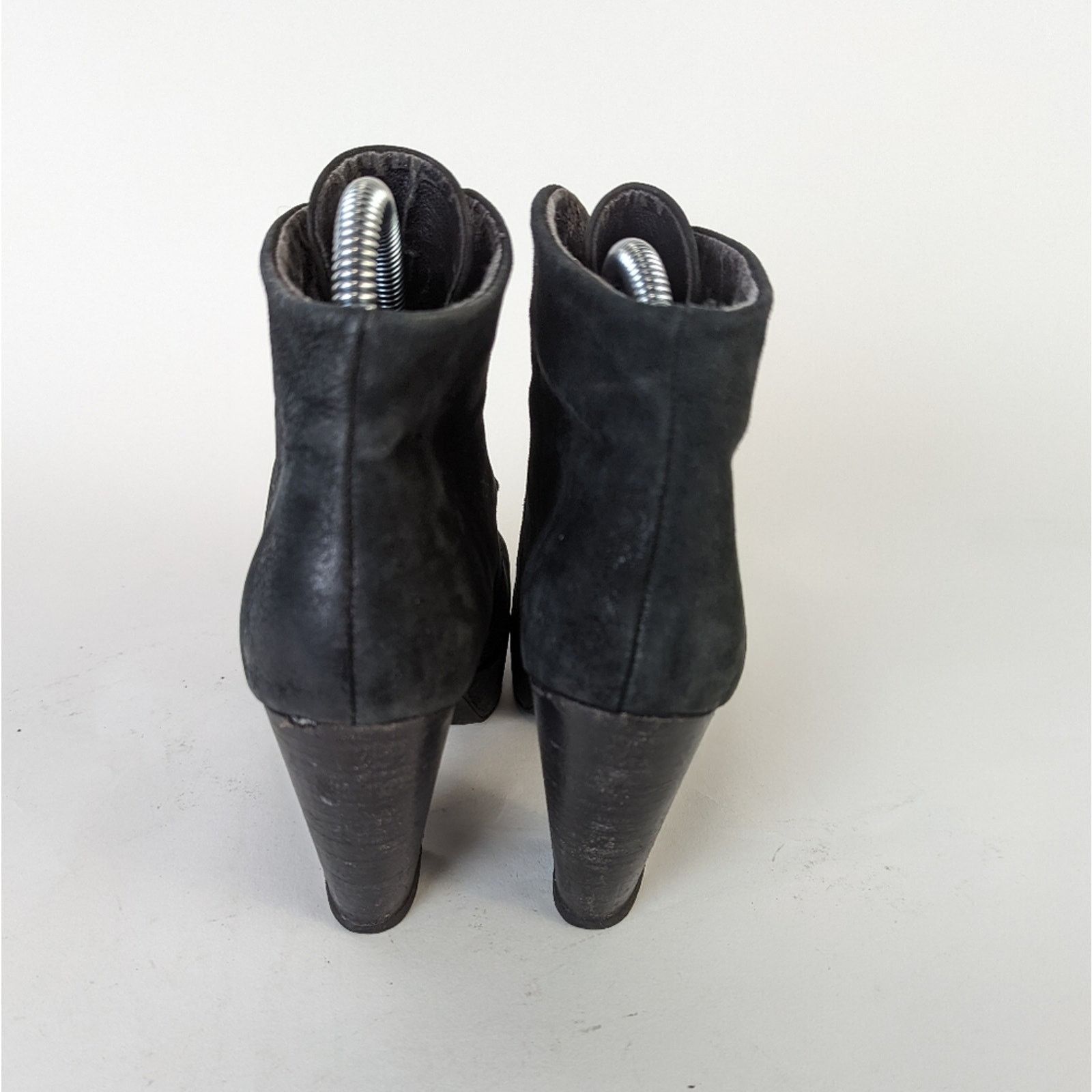 Steve Madden Steve Madden Raspy Black Suede Chunky Ankle Boots - 8.5 Size US 8.5 / IT 38.5 - 4 Thumbnail