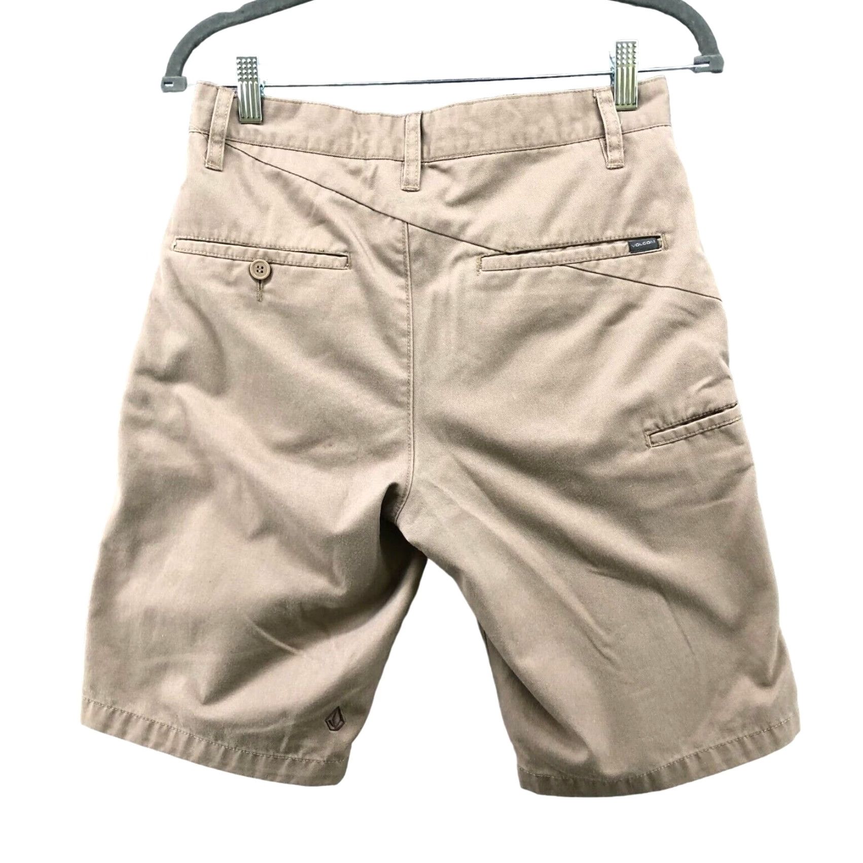 Volcom Volcom Frickin Chino Short Mens 28 Beige Khaki Skate Flat Front 10'' Inseam Size US 28 / EU 44 - 2 Thumbnail
