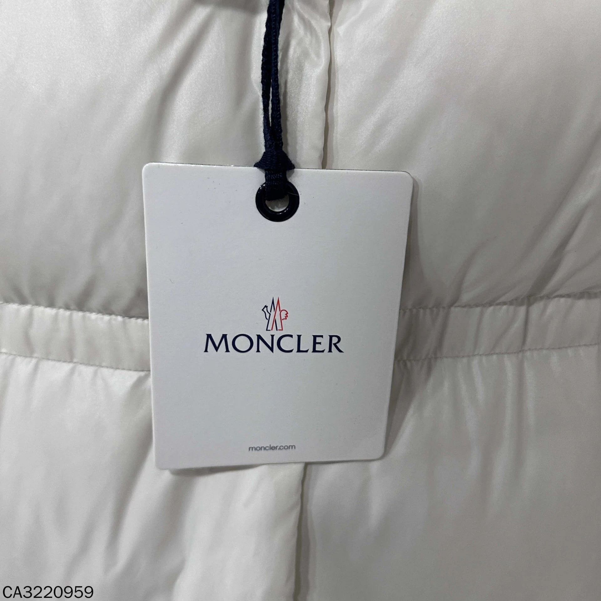 Moncler Moncler White Long Maire Coat Size S / US 4 / IT 40 - 6 Thumbnail