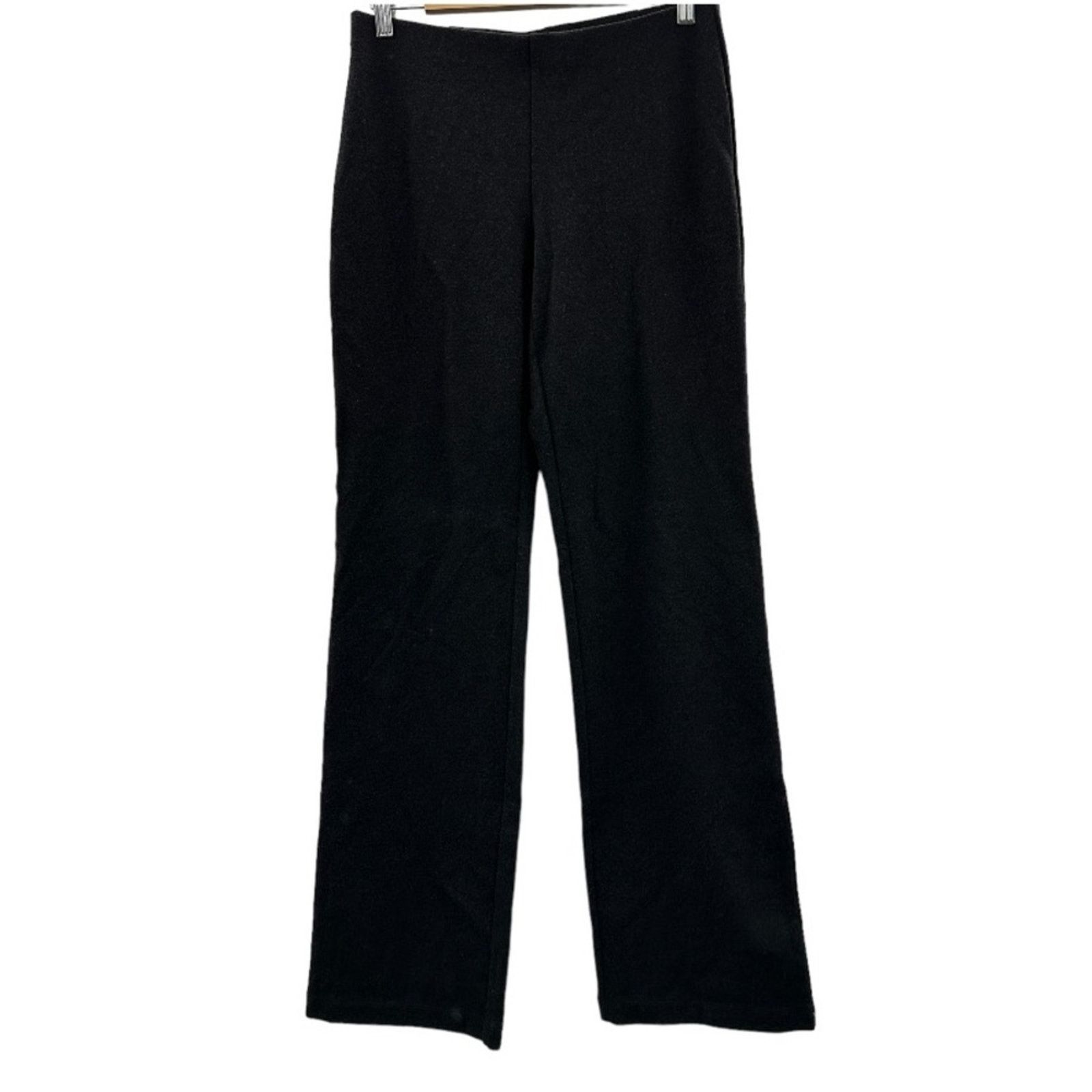 Eileen Fisher Eileen Fisher Dark Gray Mid Rise Straight Leg Pull On Pants Size 27" / US 4 / IT 40 - 1 Thumbnail