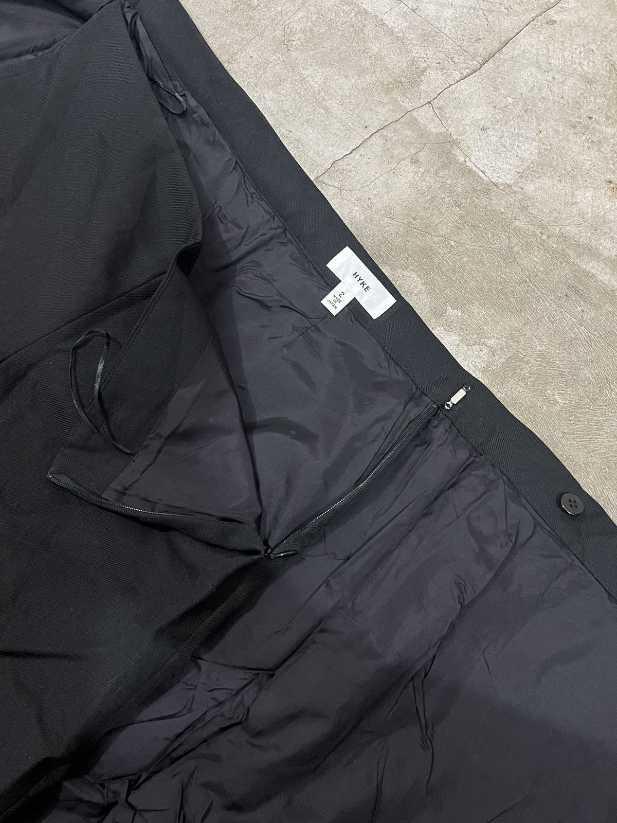 Designer × HYKE FW/2016 Hyke Japan Skirt Layered Pants Size 30" / US 8 / IT 44 - 6 Thumbnail