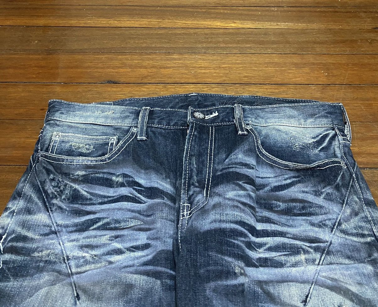 Japanese Brand Rare Design Vintage Brand Urban Craft Distressed Jeans 2000s Size US 35 - 3 Thumbnail