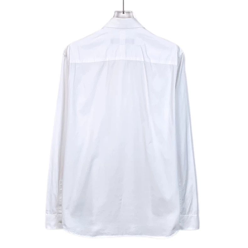 Givenchy Givenchy Size39 White Diagonal Zip Cotton Collar Single Bre Size US M / EU 48-50 / 2 - 2 Thumbnail