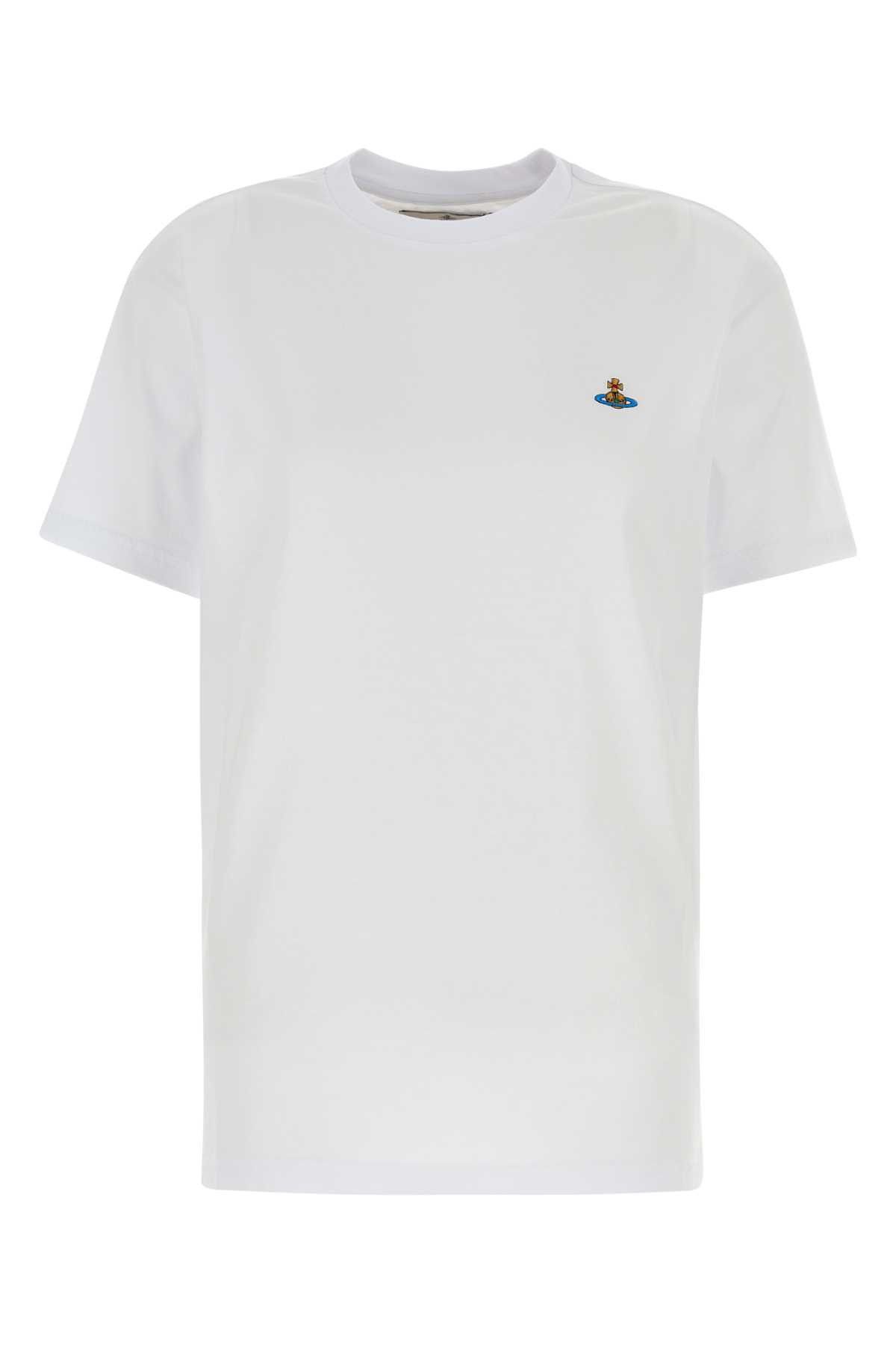 Vivienne Westwood White Cotton T-Shirt Size XL / US 12-14 / IT 48-50 - 1 Thumbnail