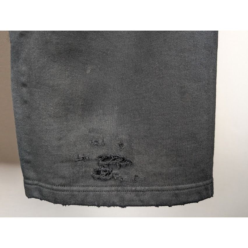 Balenciaga o1rshd1 Baggy Sweatpants in Washed Black Size US 30 / EU 46 - 14 Thumbnail