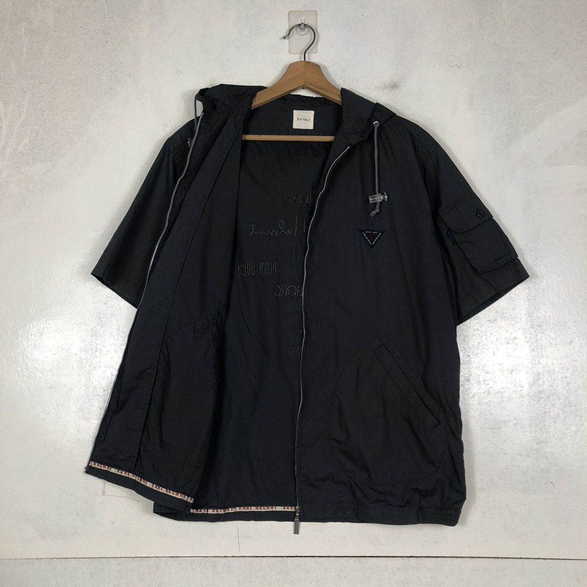 Japanese Brand × Vintage 📌VINTAGE SHORT SLEEVE BIKER JACKET KARL HELMUT JAPAN Size US L / EU 52-54 / 3 - 12 Thumbnail