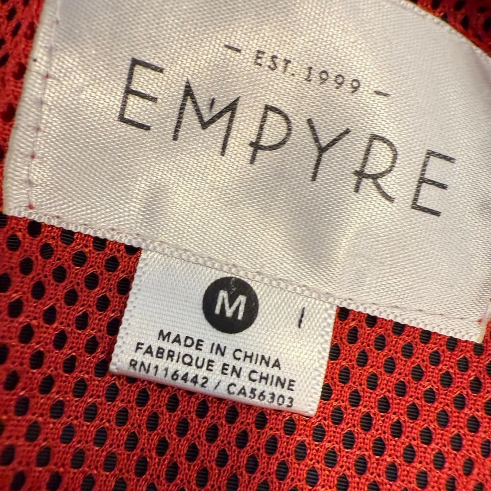 Empyre Empyre black rose jacket snaps long sleeves windbreaker M Size M / US 6-8 / IT 42-44 - 7 Thumbnail