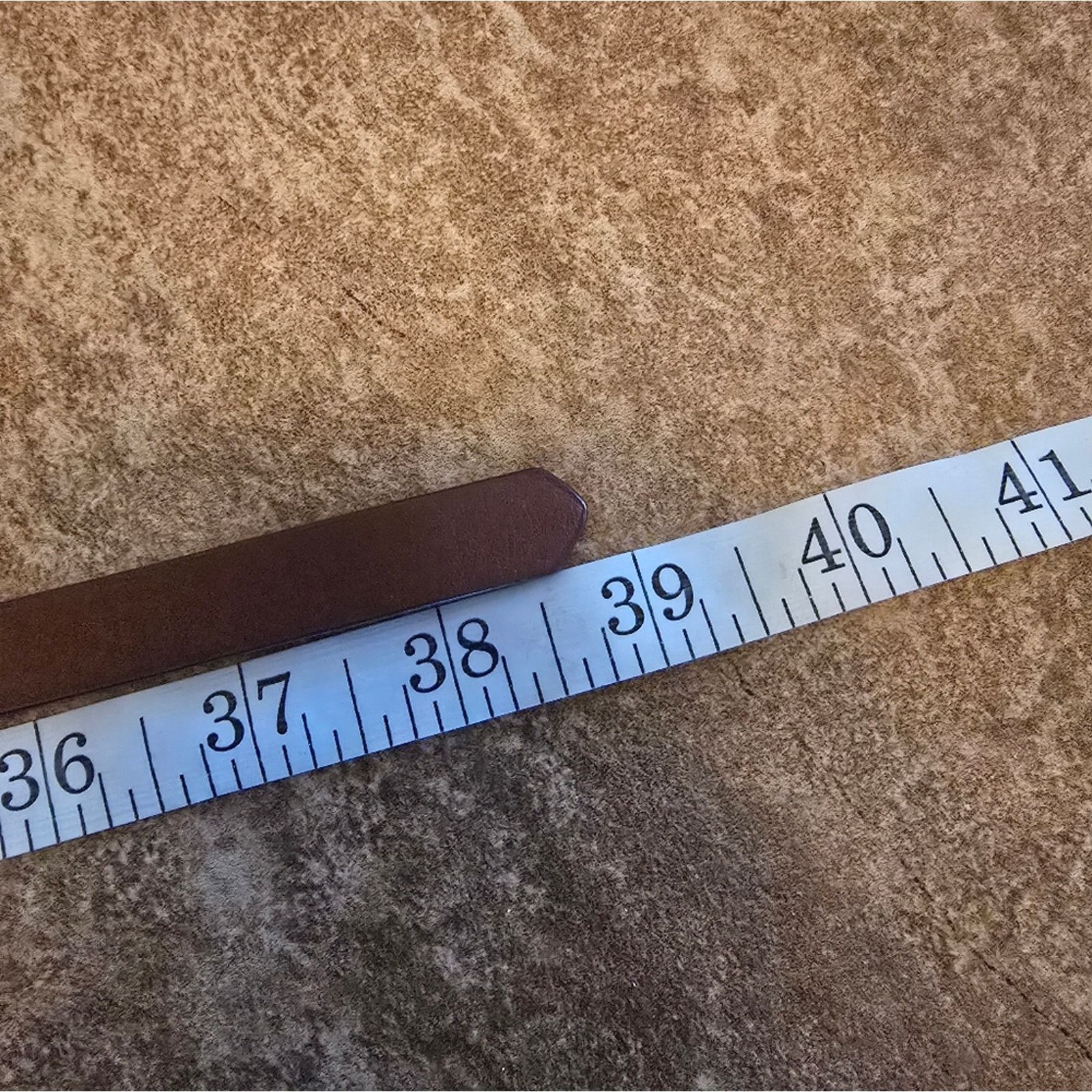 Other Chocolate Triple Ring 39 Thin Belt Size ONE SIZE - 3 Thumbnail