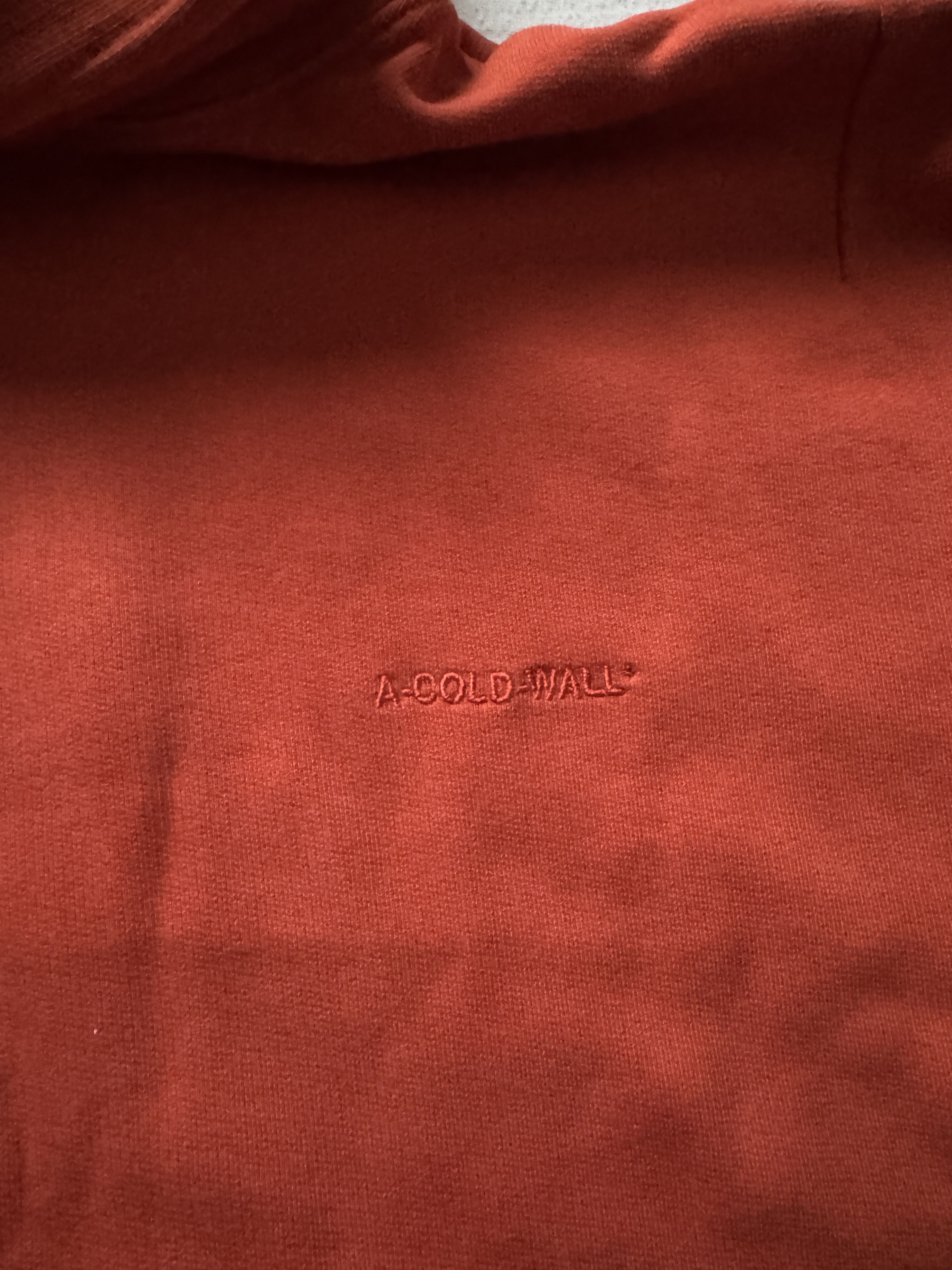 A-COLD-WALL* A Cold Wall ACW Embroidered Logo Hoodie - Red - Size M Size US M / EU 48-50 / 2 - 4 Thumbnail