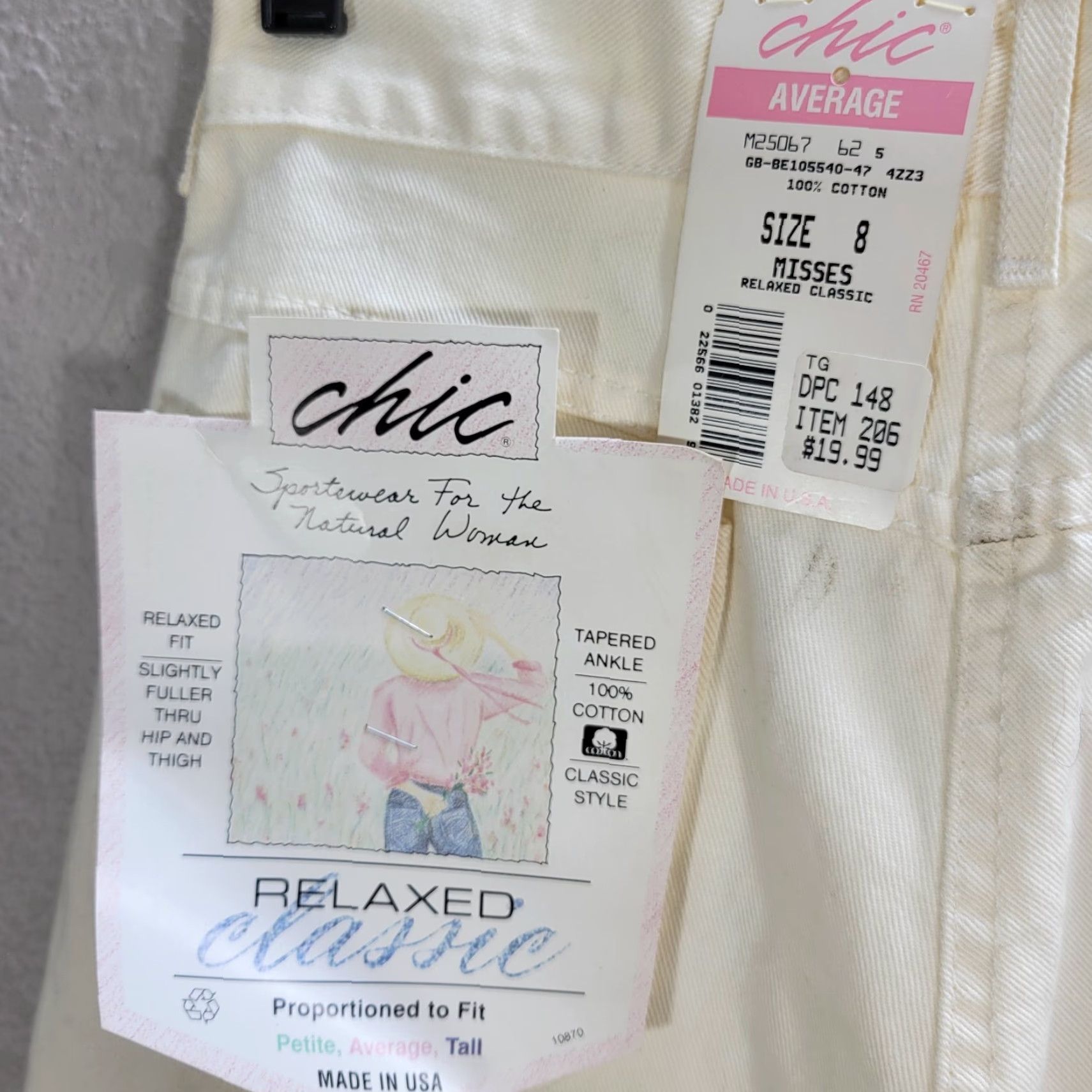 Vintage VINTAGE CHIC Jeans Shirt? Size 30" / US 8 / IT 44 - 4 Thumbnail