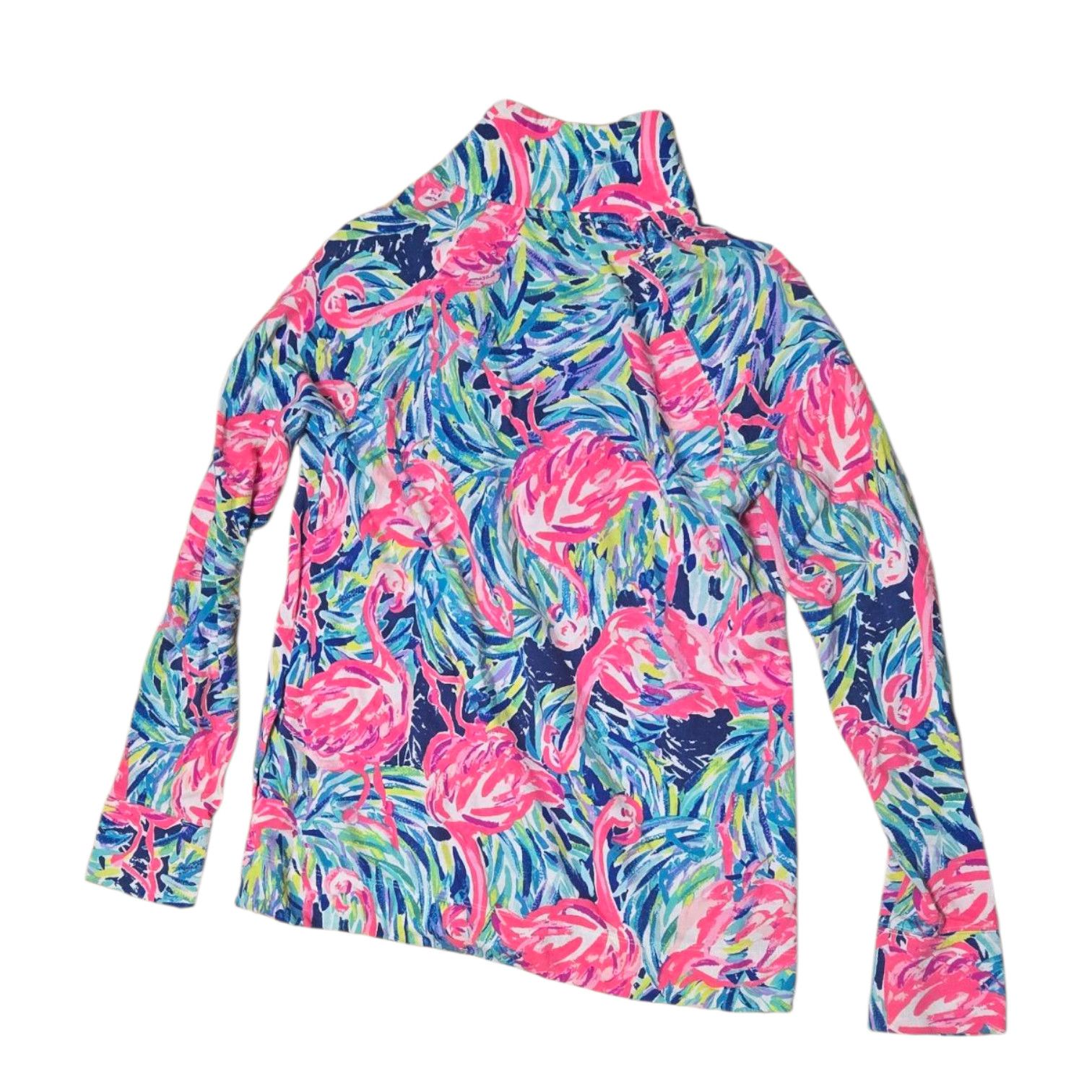 Lilly Pulitzer Lilly Pulitzer Women's Windsor Popover in Flamenco Beach Size XS / US 0-2 / IT 36-38 - 2 Thumbnail