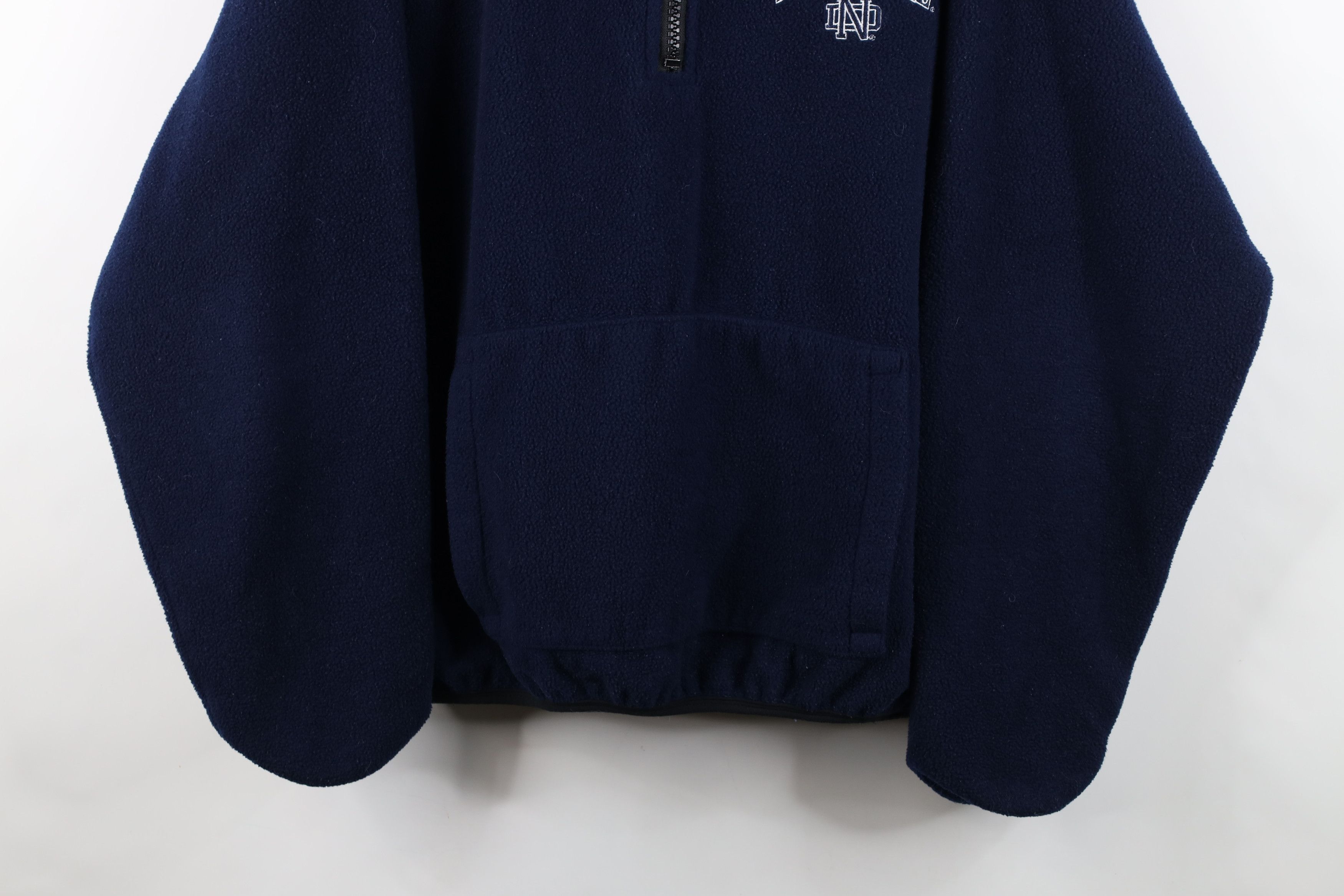 Champion Vintage 90s Champion Dame University Half Zip Fleece Sweater Size US XL / EU 56 / 4 - 3 Thumbnail