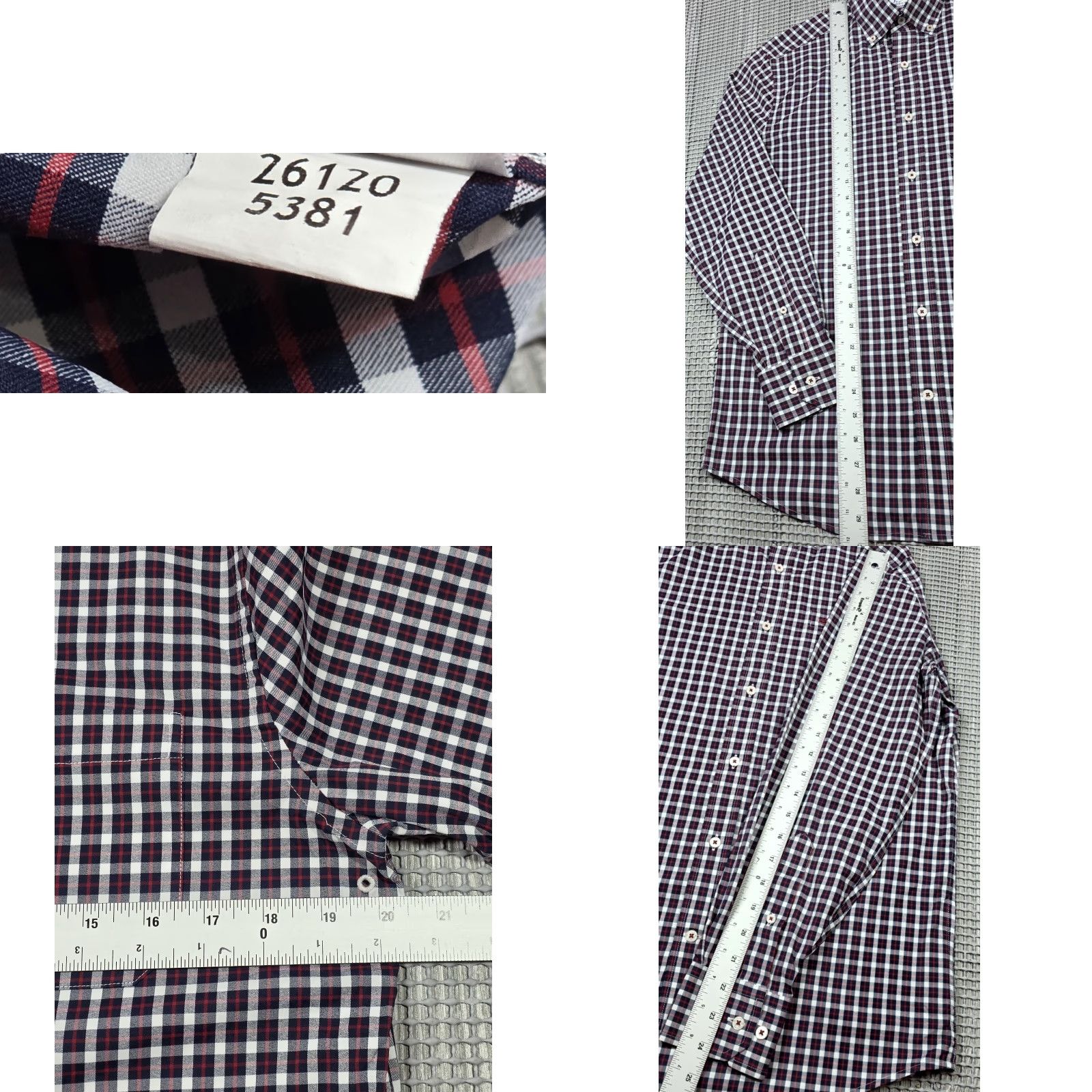 Southern Tide Southern Tide Intercoastal Shirt Men S Red Check Performance Regular Fit Size US S / EU 44-46 / 1 - 9 Thumbnail