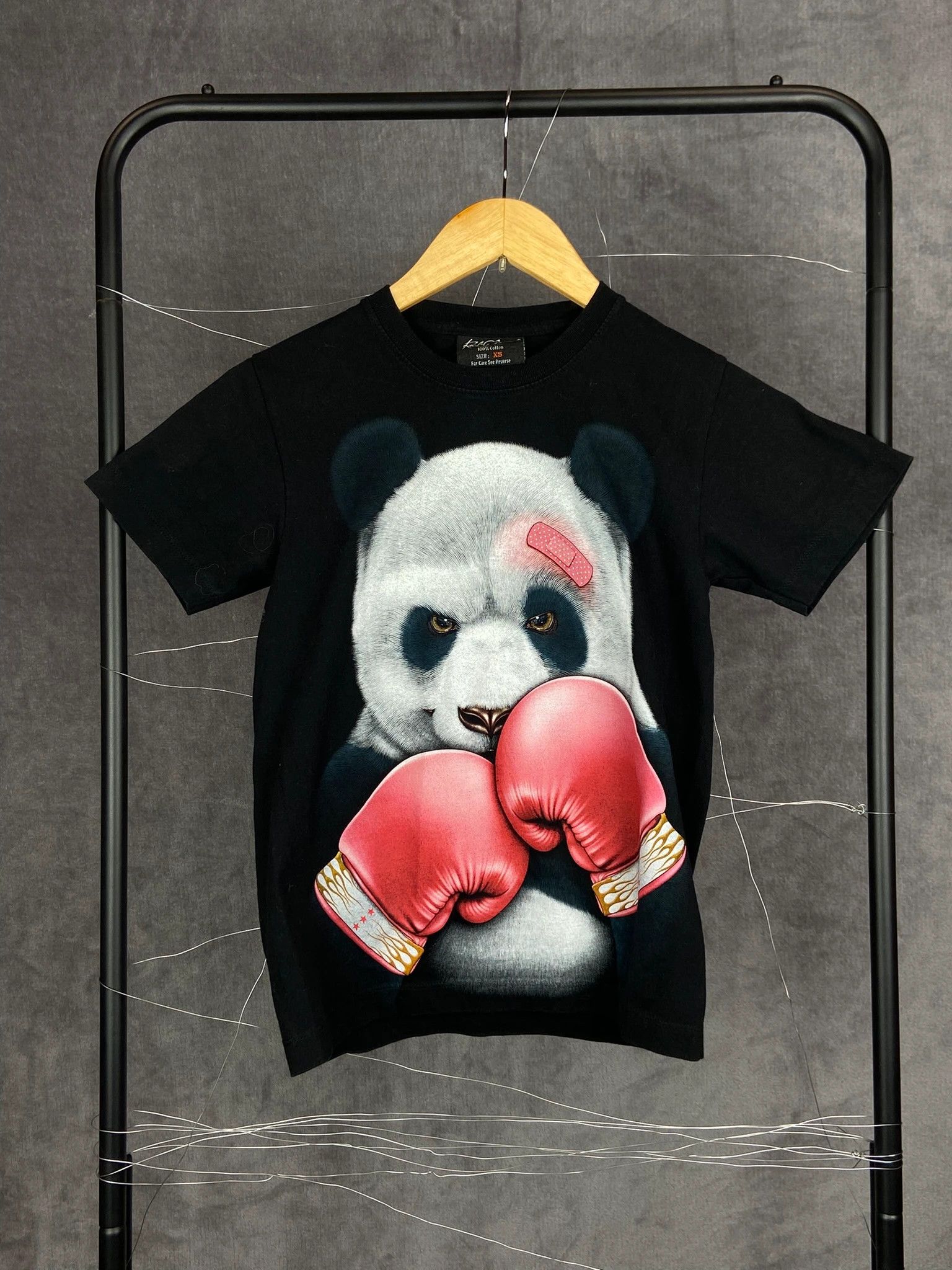 Other Rock Jang Panda Black T-Shirt XS Japanese Streetwear Size US XS / EU 42 / 0 - 1 Thumbnail