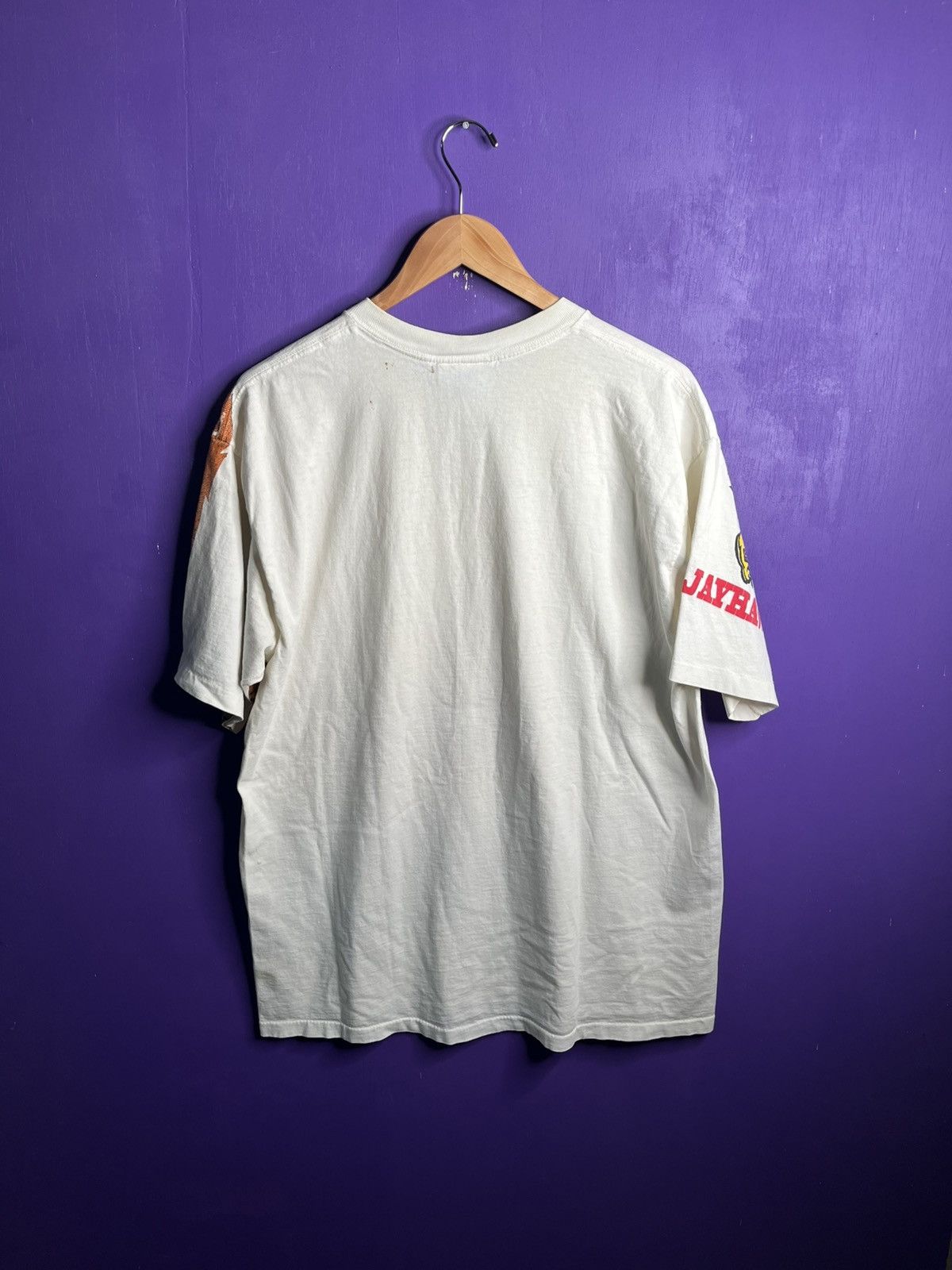 Vintage Vintage 90s Kansas Jayhawks big ball AOP t-shirt Size US XL / EU 56 / 4 - 2 Thumbnail
