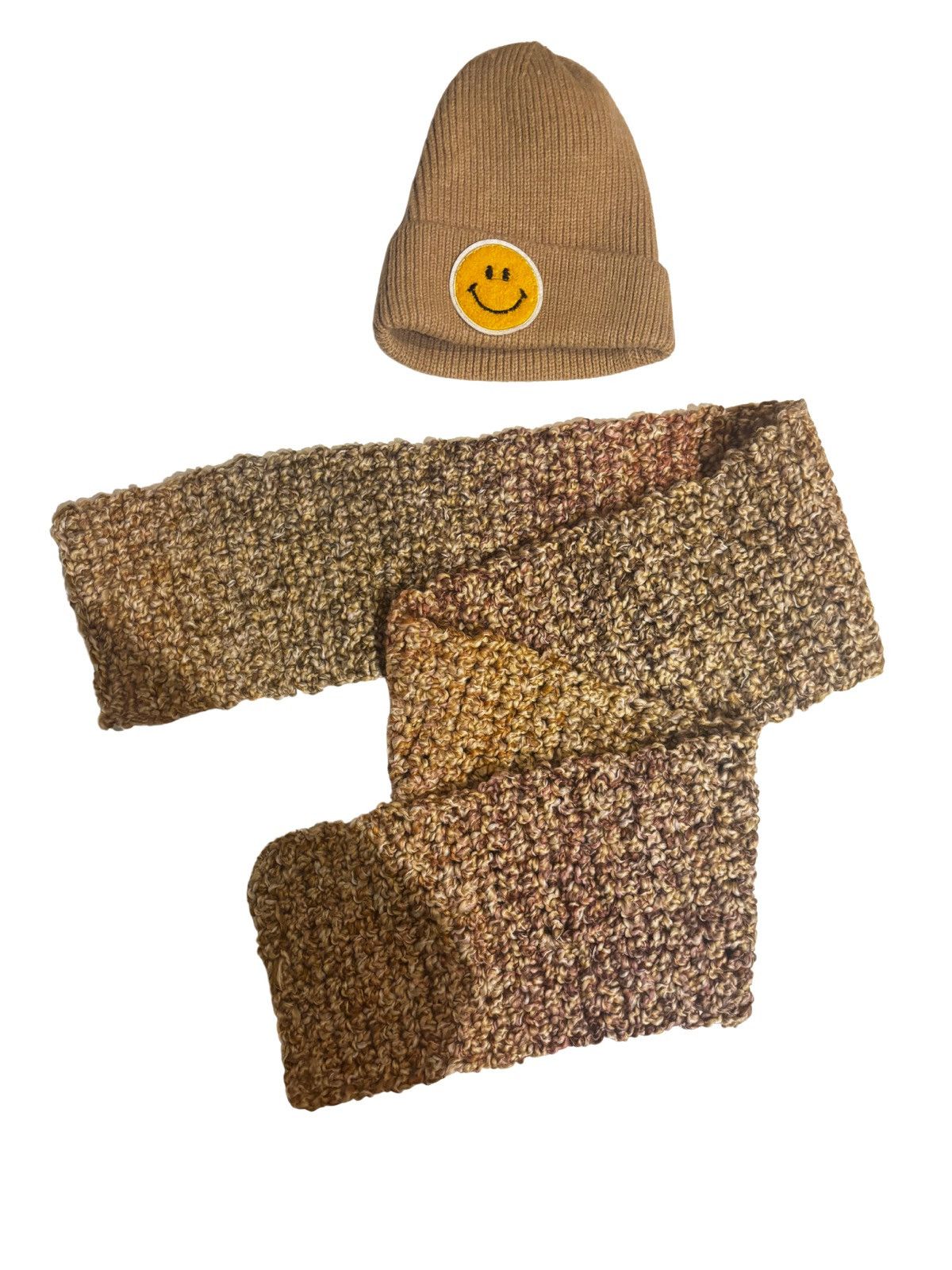 Other Beige knit hat & scarf.wm0525 Size ONE SIZE - 10 Thumbnail
