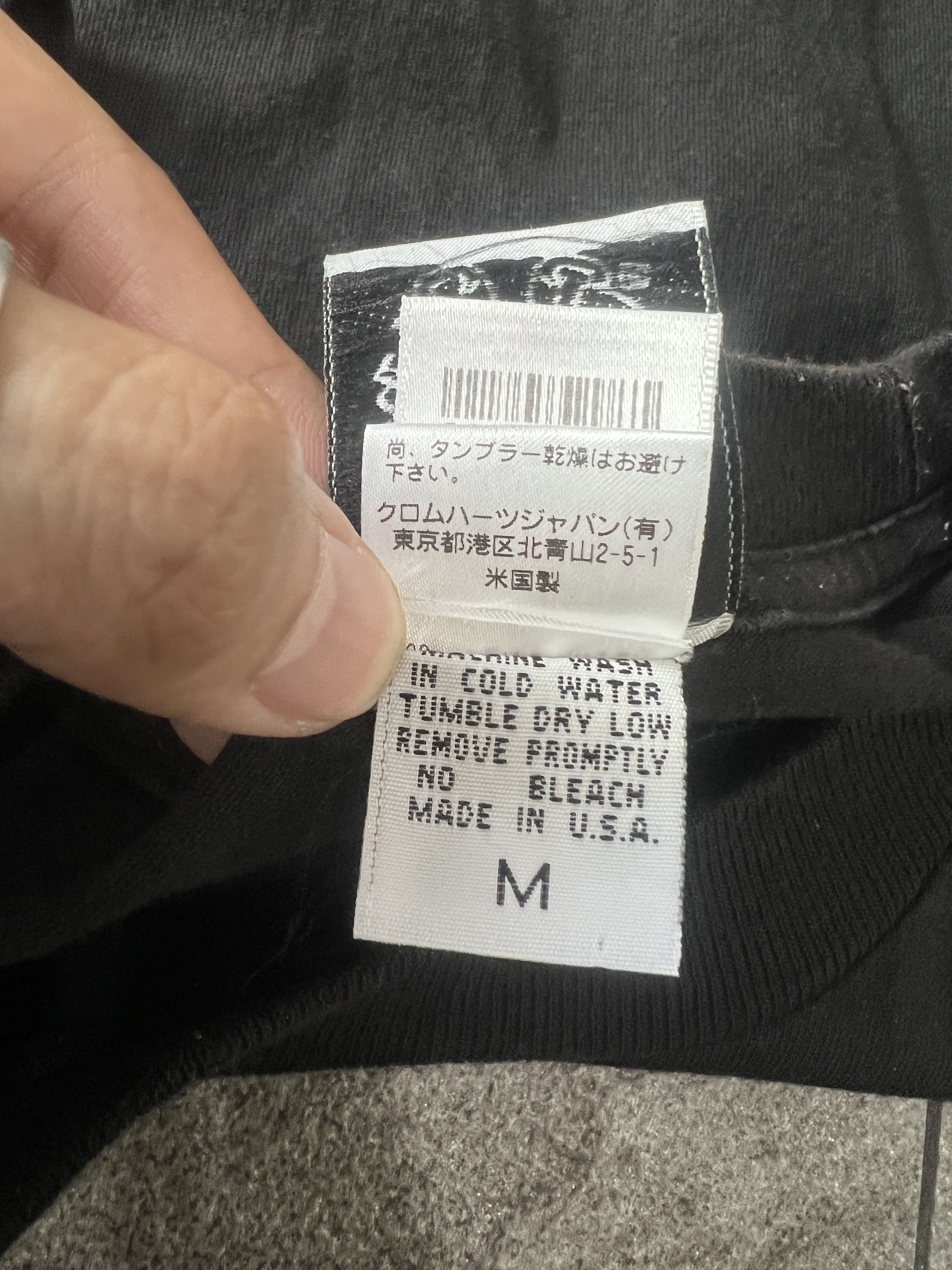 Chrome Hearts Chrome Hearts FOTI Skull Pocket Tee Black M USA Size US M / EU 48-50 / 2 - 9 Thumbnail
