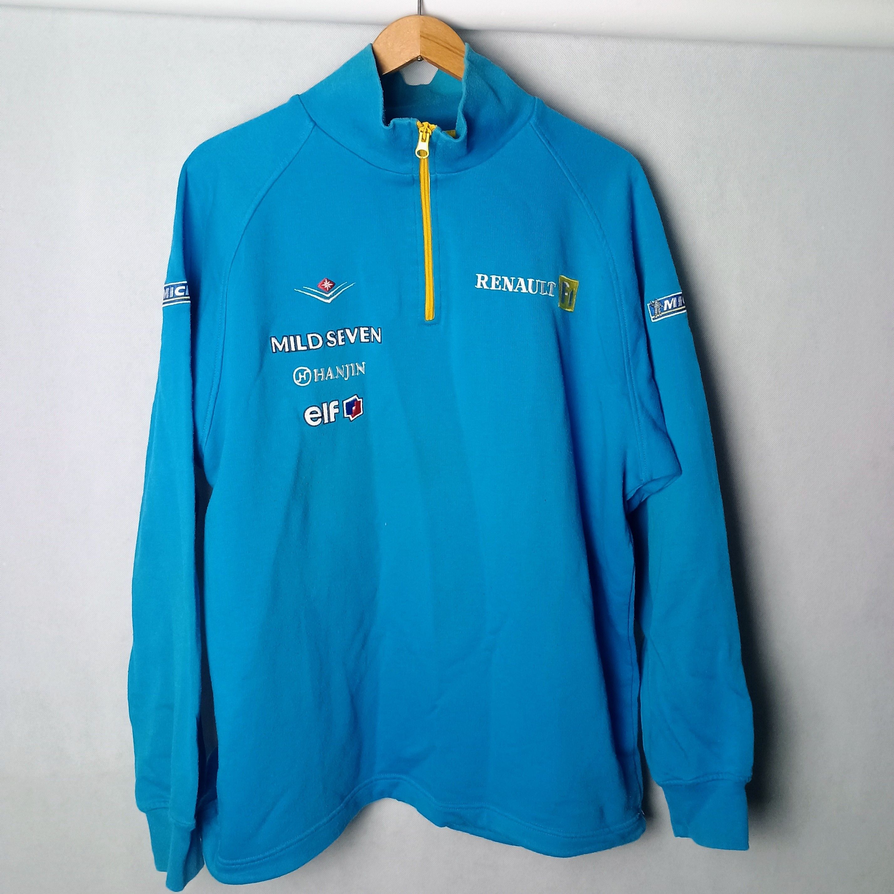 Vintage Renault f1 michellin zip sweatshirt formula one team Size US L / EU 52-54 / 3 - 1 Thumbnail