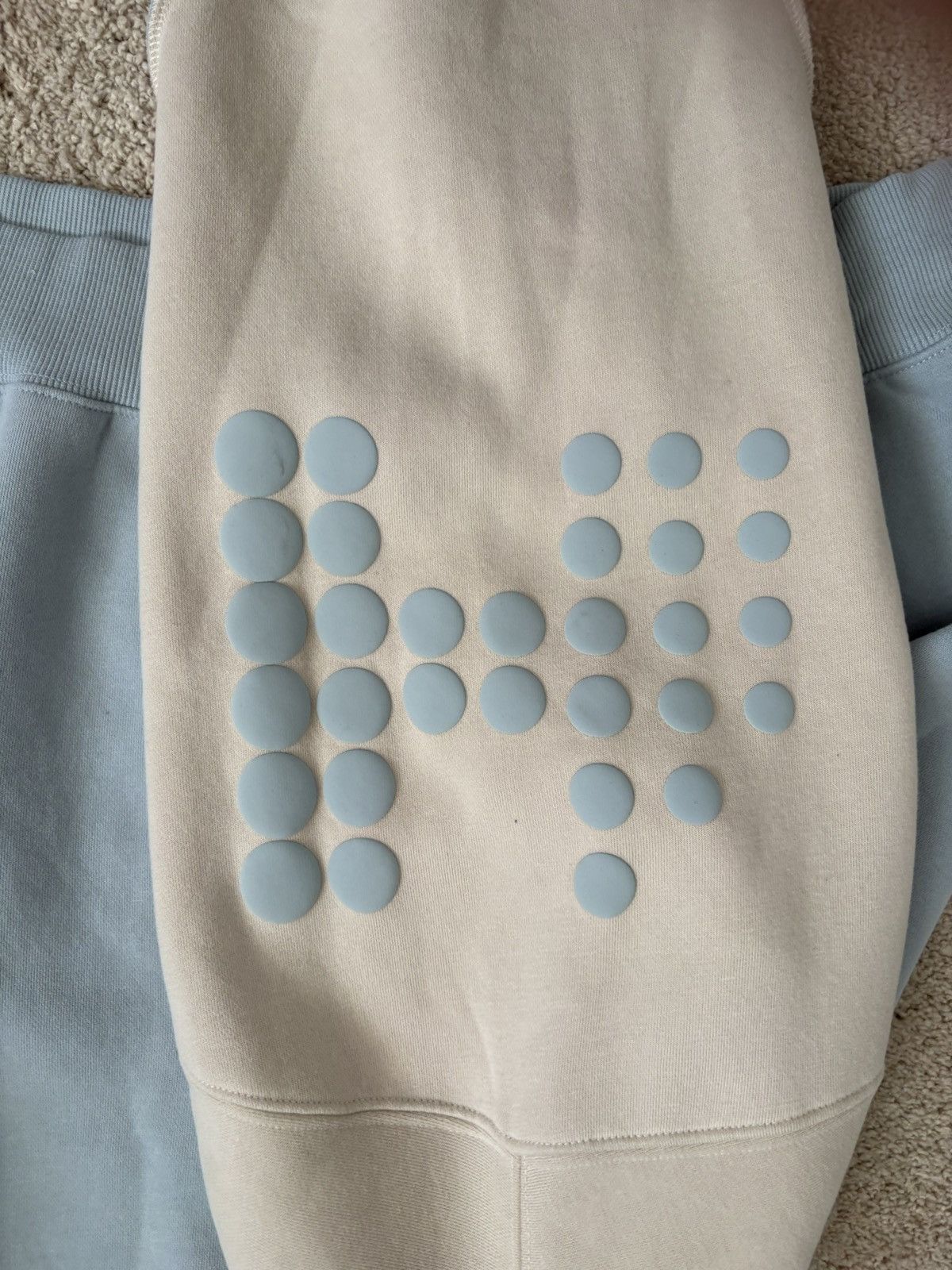 HUNI Design HUNI baby blue hoodie Size US XL / EU 56 / 4 - 3 Thumbnail