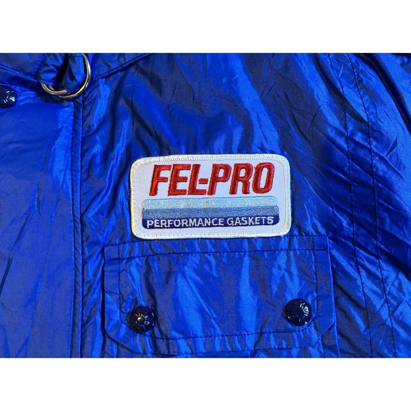 Vintage VINTAGE King Louie Jacket Car Parts Bomber Blue Men's Large 48 in Logo Embroidered 80s Grunge Retro USA Size US L / EU 52-54 / 3 - 4 Thumbnail