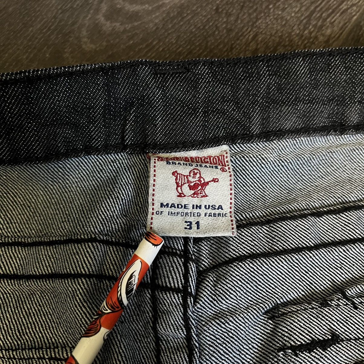True Religion NEW Vintage 2000s True Religion Joey Super T Denim Jeans 31 Size 31" - 13 Thumbnail