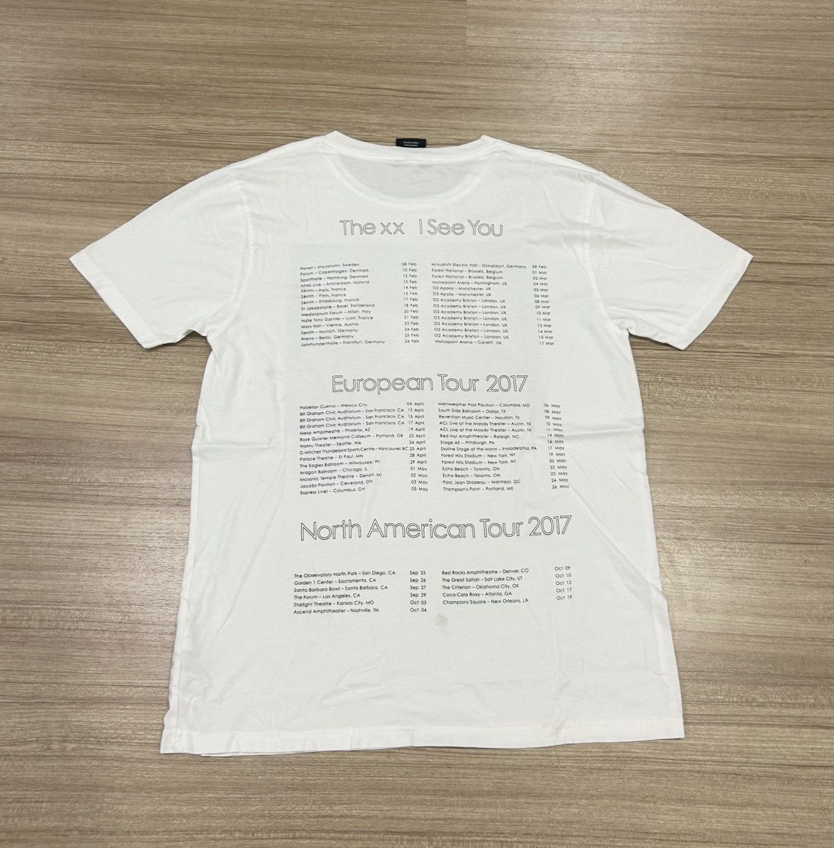 Band Tees The xx Size US M / EU 48-50 / 2 - 2 Thumbnail