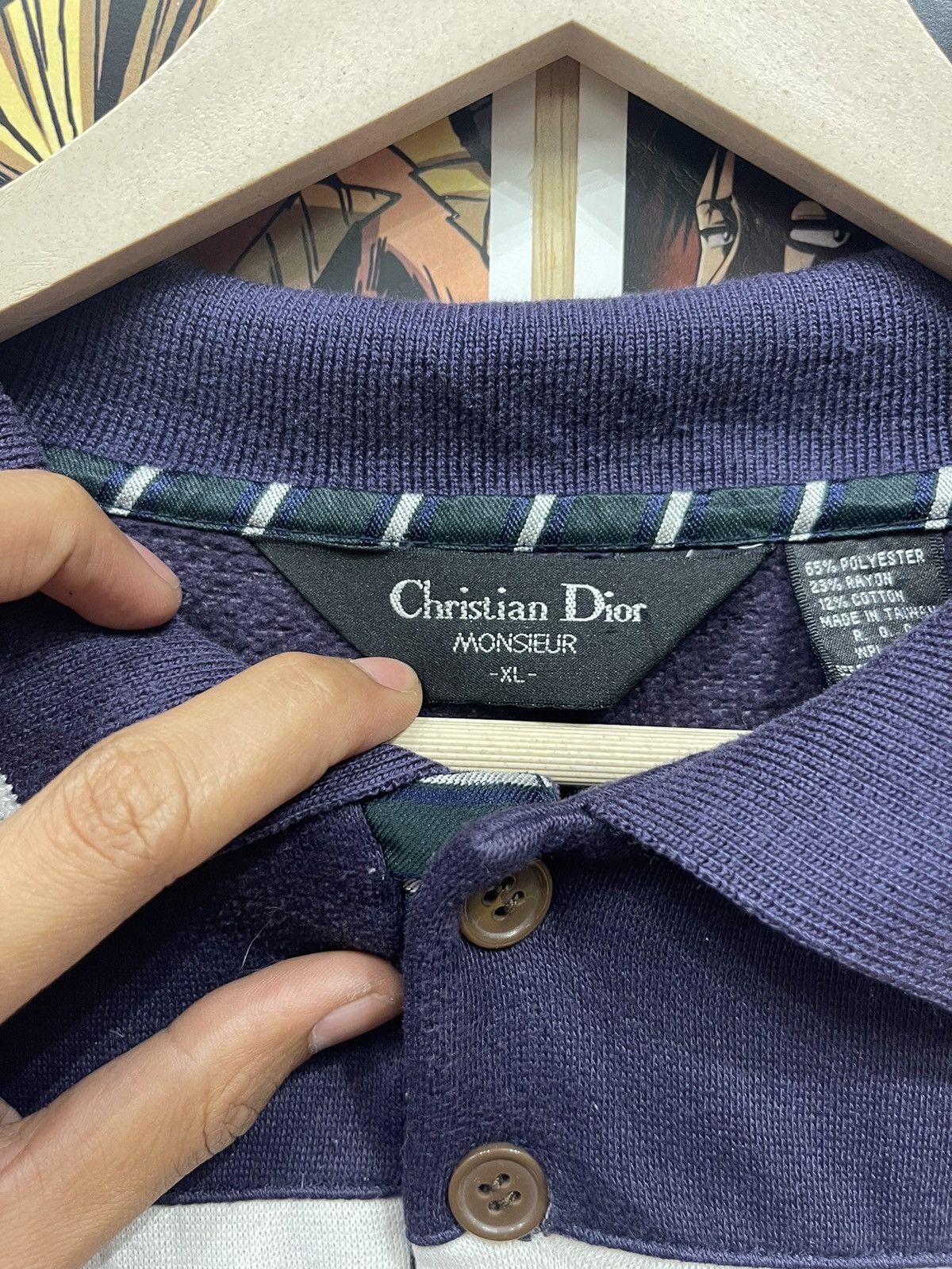 Christian Dior Monsieur Christian Dior Sweatshirt Stain Minor Refer Photo Size US L / EU 52-54 / 3 - 9 Thumbnail