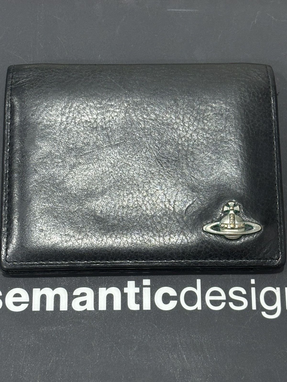 Vivienne Westwood Genuine leather Orb Cardholder Wallet