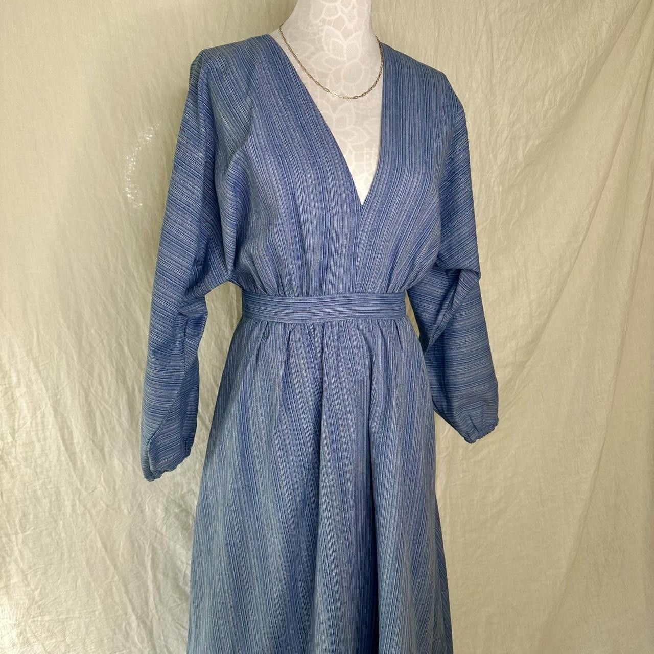 Designer e Lei x The SIL Blue Striped Island Dress NWT Sz 40 (US 8) Size M / US 6-8 / IT 42-44 - 3 Thumbnail