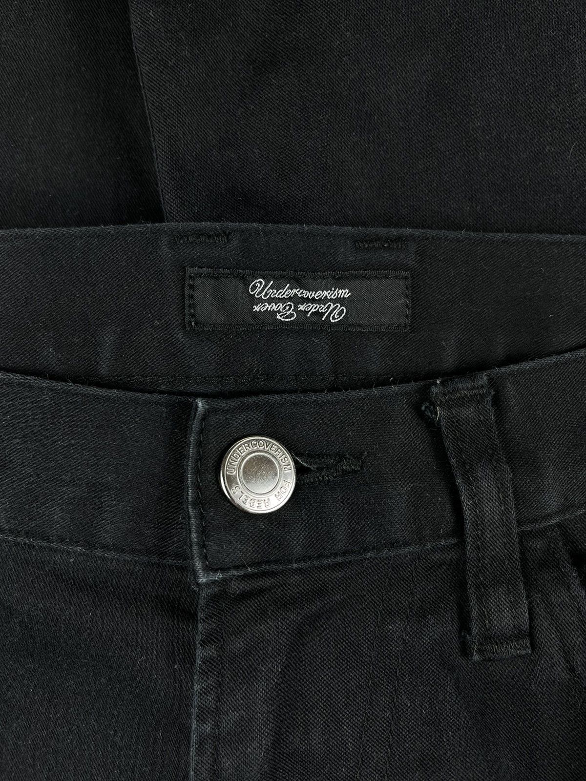 Undercover AW08 Undercover Embroidered Lightning Bolt Paneled Pants Size US 30 / EU 46 - 8 Thumbnail