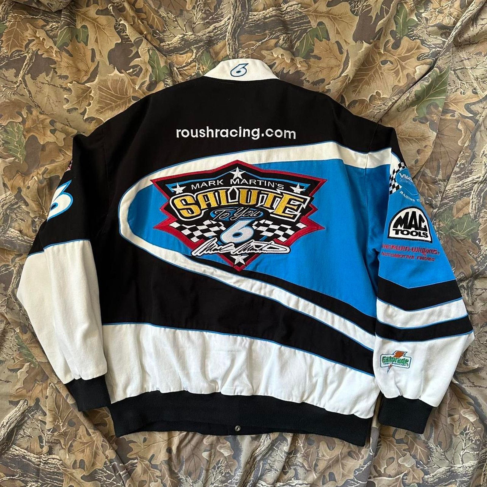 JH Design × NASCAR × Vintage RARE JH Design VIAGRA Racing Jacket NASCAR Mark Martins XL Size US XL / EU 56 / 4 - 2 Thumbnail