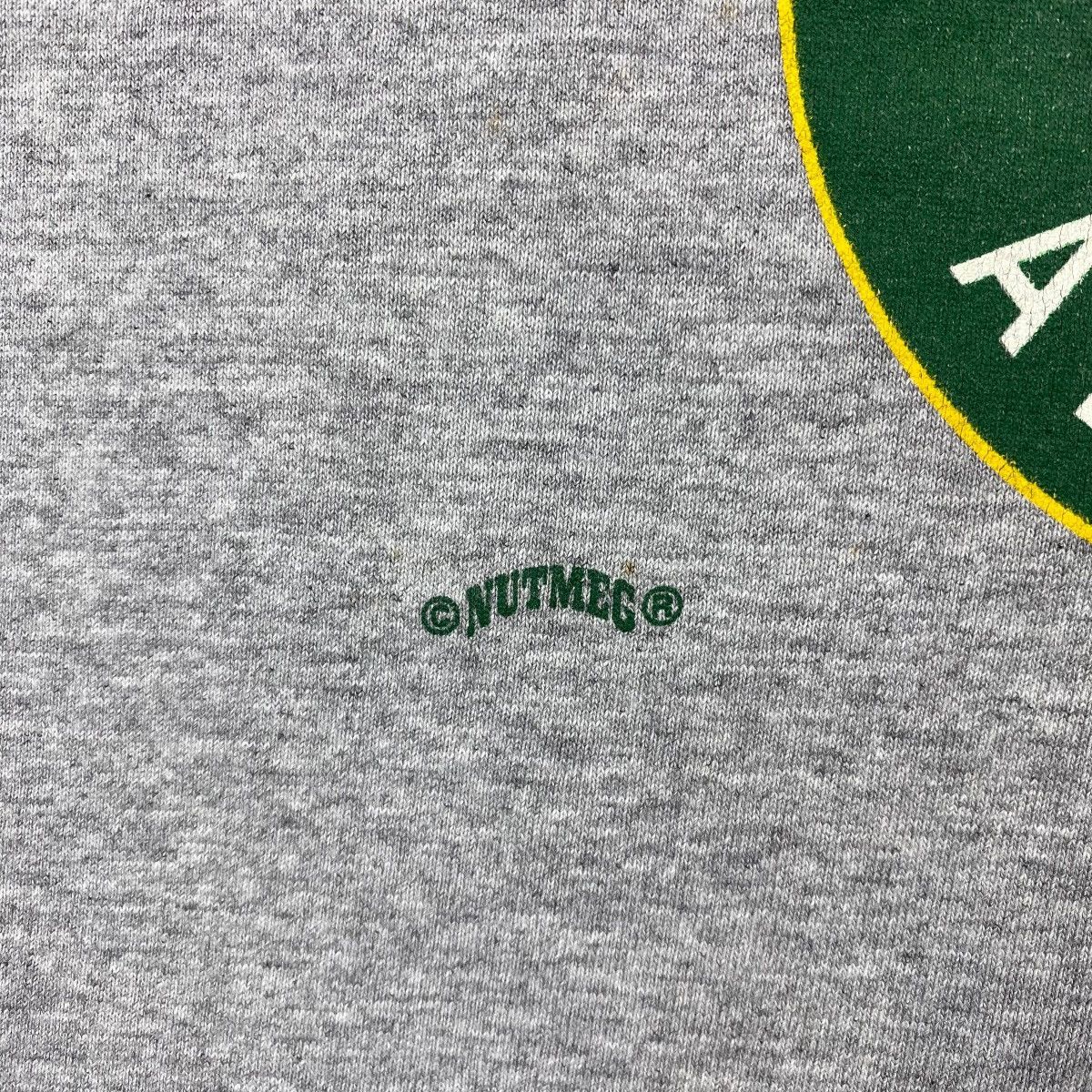 MLB × Nutmeg × Vintage Vintage 90's OAKLAND ATHLETICS MLB Logo Tee Shirt Small Size Size US S / EU 44-46 / 1 - 5 Thumbnail