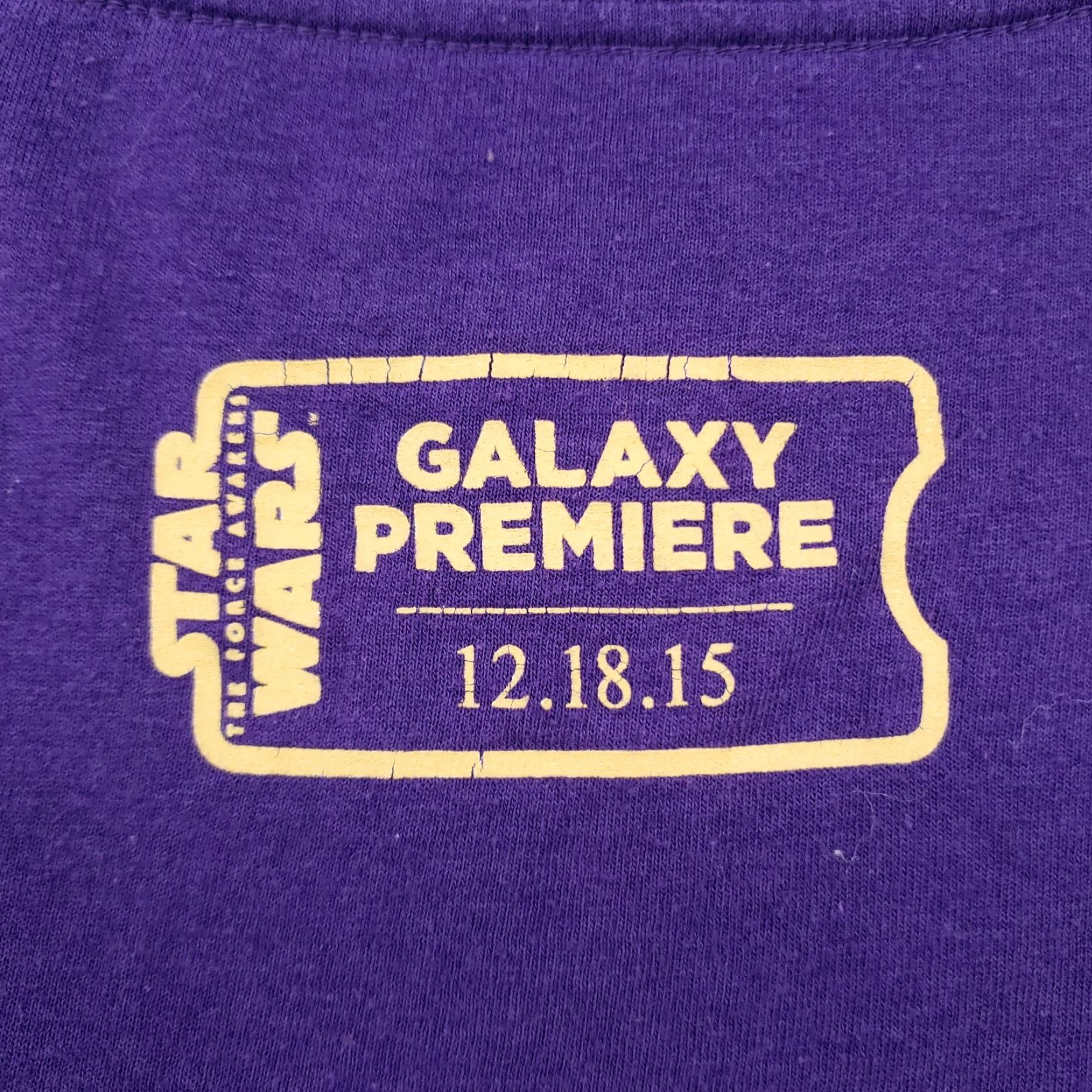 Star Wars Star Wars T-Shirt Womens L Purple Premiere The Force Awakens Short Sleeves Shirt Womens L Purple Star Wars T-Shirt Size L / US 10 / IT 46 - 5 Thumbnail