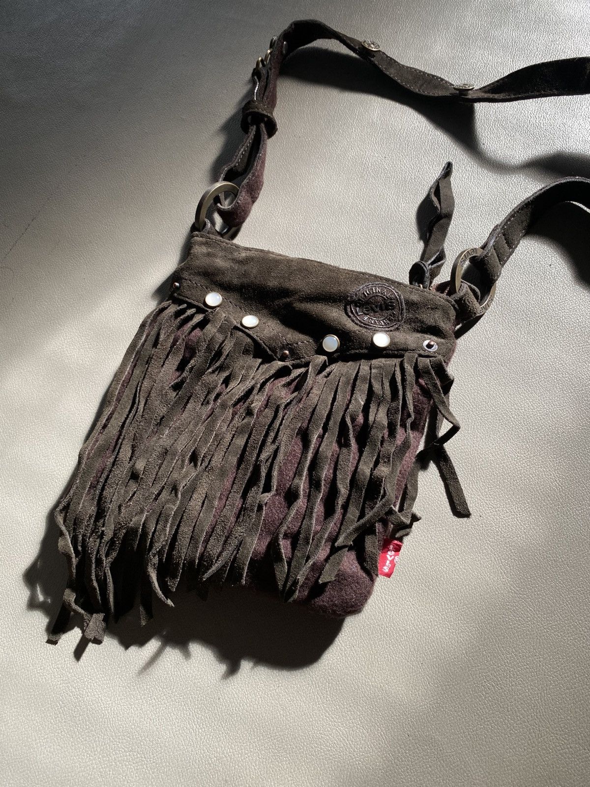 If Six Was Nine × Levi's Levis Suede Fringed Sling Bag Ifsixwasnine Kmrii Style Size ONE SIZE - 2 Thumbnail