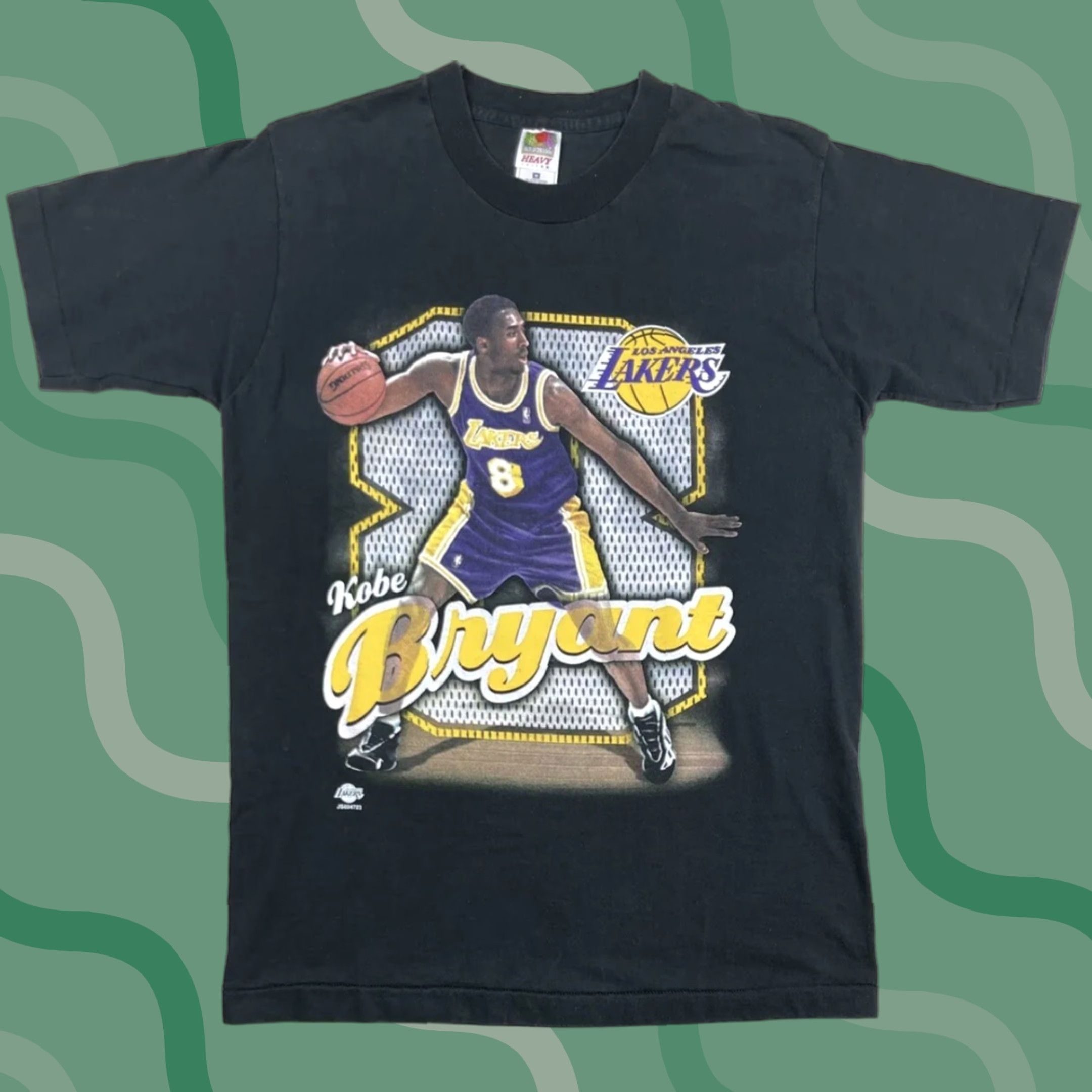 Fruit Of The Loom VINTAGE Fruit of the Loom Kobe Bryant T-Shirt LA Lakers #8 Rookie Black Short Sleeve Men's M Sports Tee Size US M / EU 48-50 / 2 - 1 Thumbnail