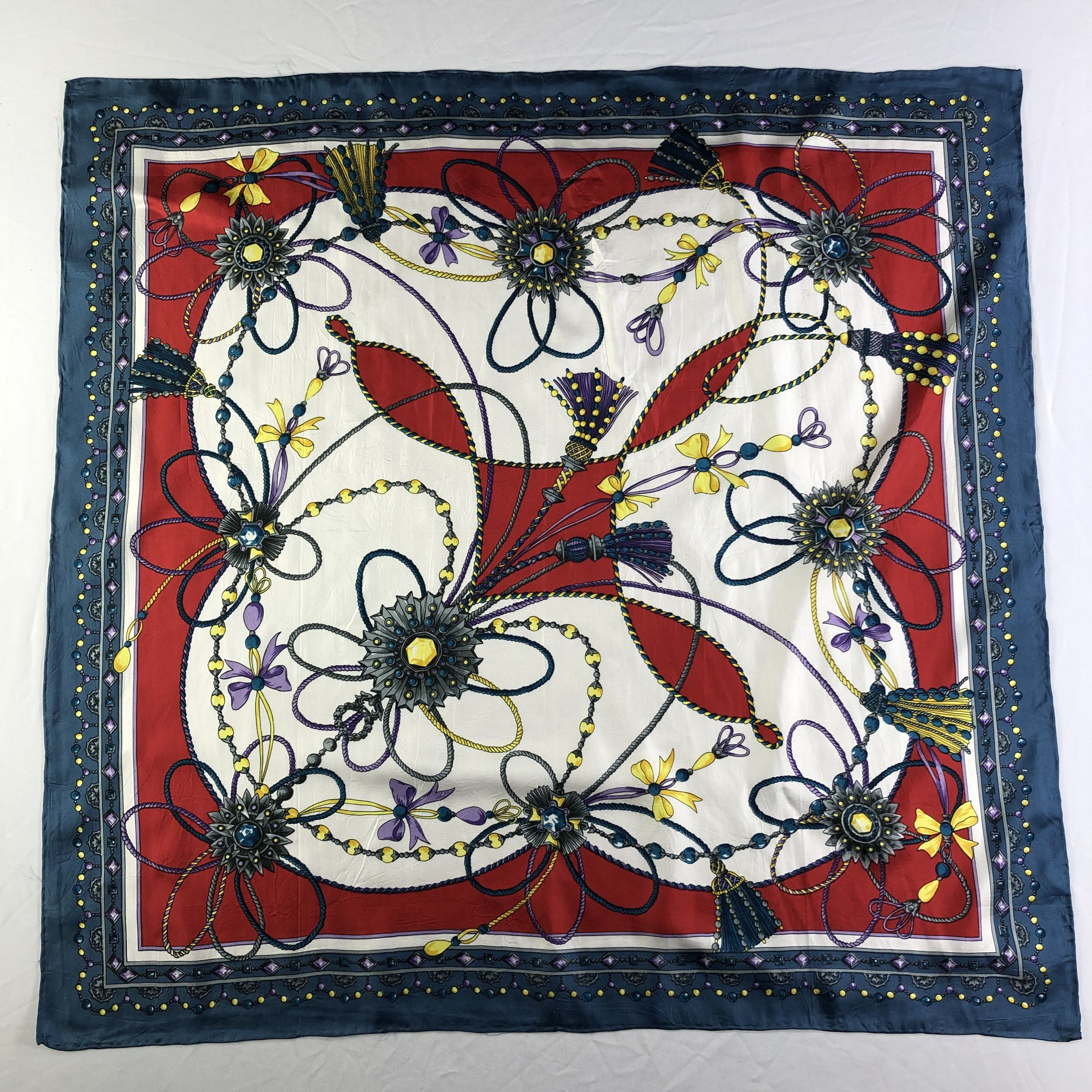 Vintage Vintage Silk Scarf Size ONE SIZE - 2 Thumbnail
