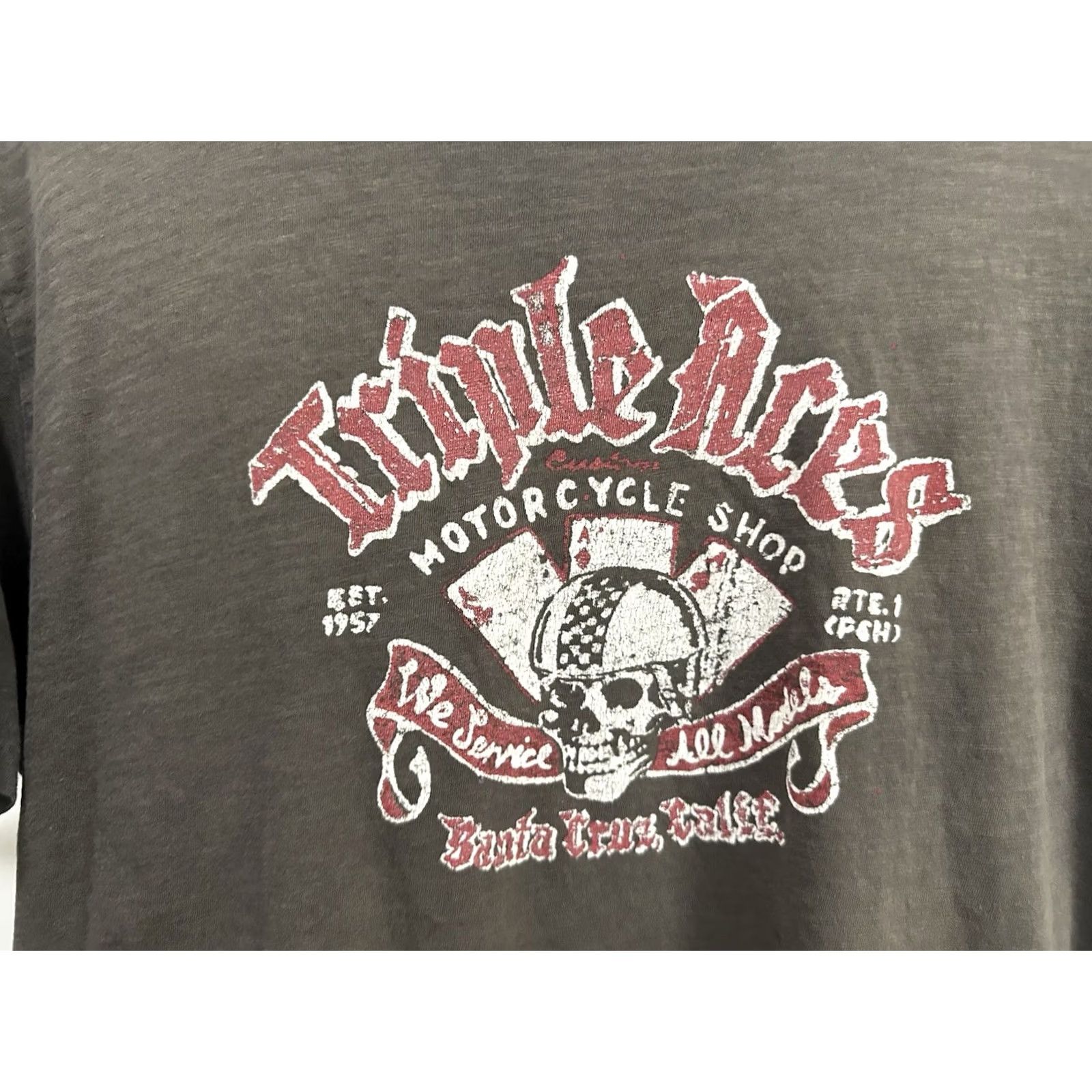 Lucky Brand Lucky Brand T-Shirt XL Adults Brown 50s Gradient Faded Vintage Reproduction 60s VTG Sun Aces Santa Cruz Triple Size US XL / EU 56 / 4 - 5 Thumbnail