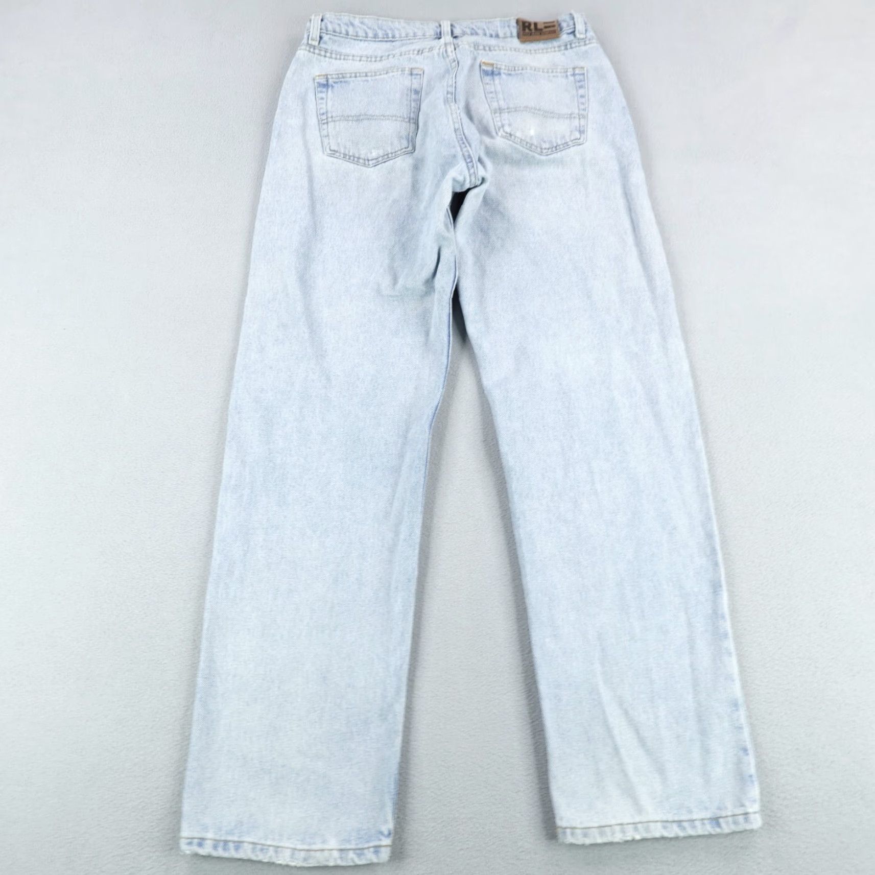 Polo Ralph Lauren VINTAGE Ralph Lauren Polo Jeans Men Size 34 Waist Denim Straight Fit Light Wash Grunge Style Size US XS / EU 42 / 0 - 6 Thumbnail
