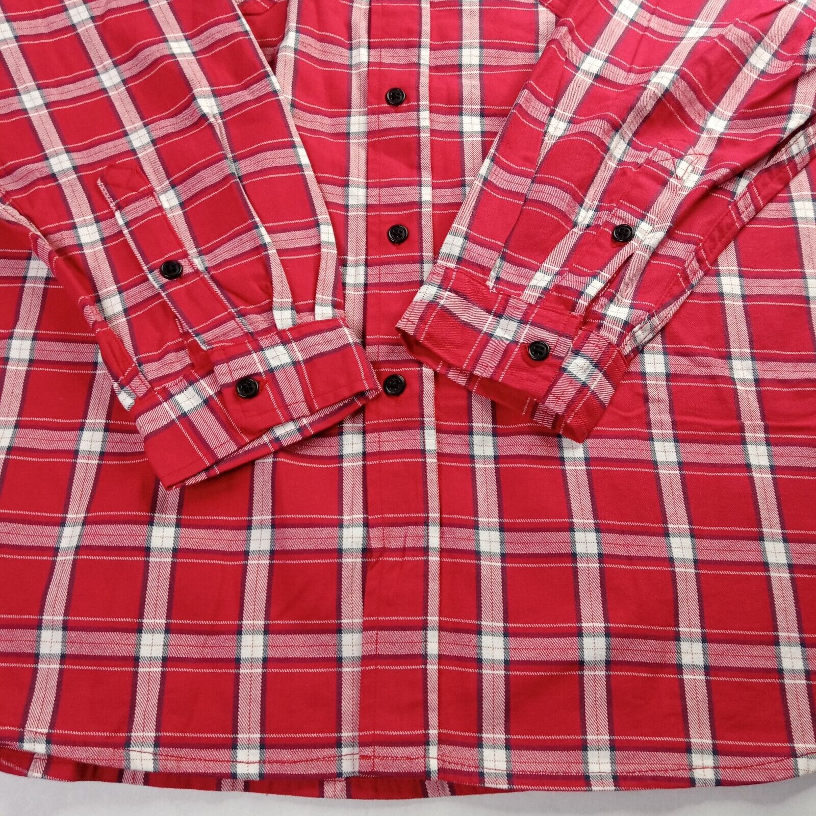 & Other Stories Titicaca FR Work Shirt Flame Resistant Men's 4XL Red Plaid Size US XXL / EU 58 / 5 - 2 Thumbnail