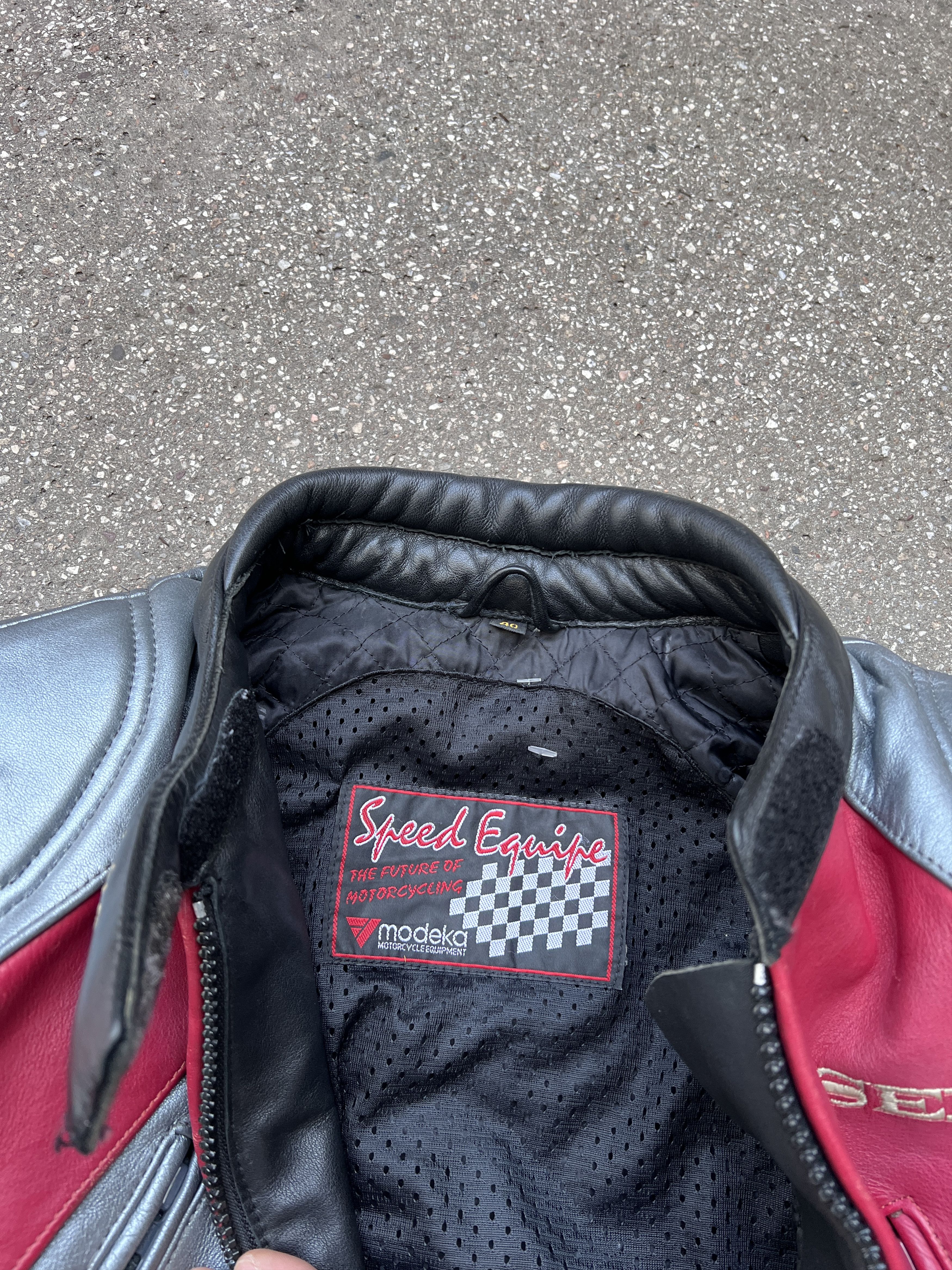 Le Grande Bleu (L.G.B.) Yohji Yamamoto Rick Owens Style Nascar Racing Leather Jacket Size US XS / EU 42 / 0 - 15 Thumbnail